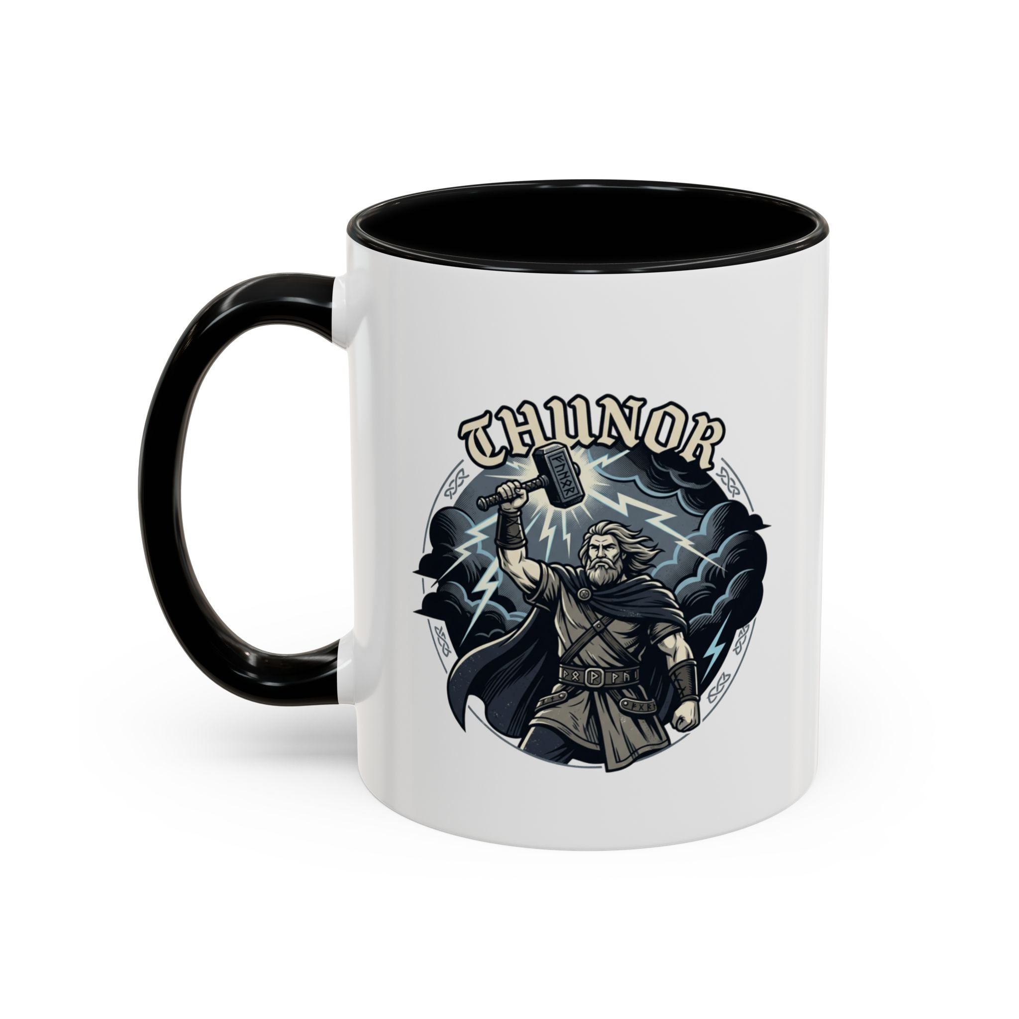 Thunor Coffee Mug — Anglo-Saxon God of Thunder Accent Mug | The Shield Wall