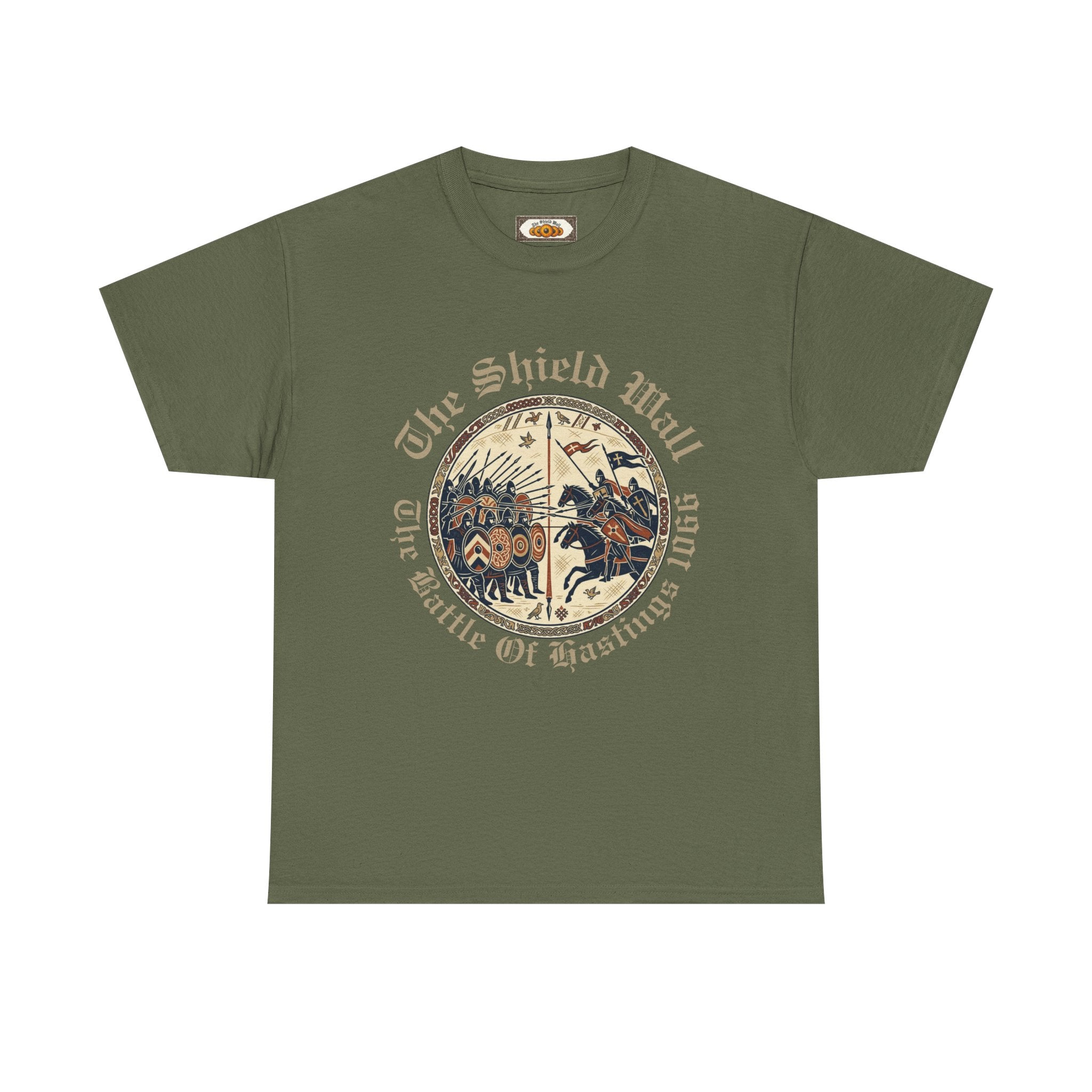 Battle of Hastings 1066 Unisex T-Shirt | Saxon Shield Wall Medieval Graphic Tee for Adults