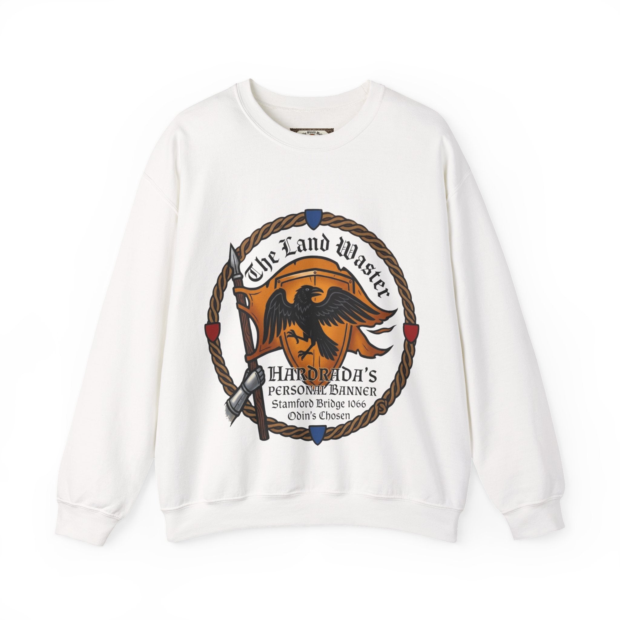 Harald Hardrada 'Land Waster' Unisex Crewneck Sweatshirt | Stamford Bridge 1066 | Viking Heritage