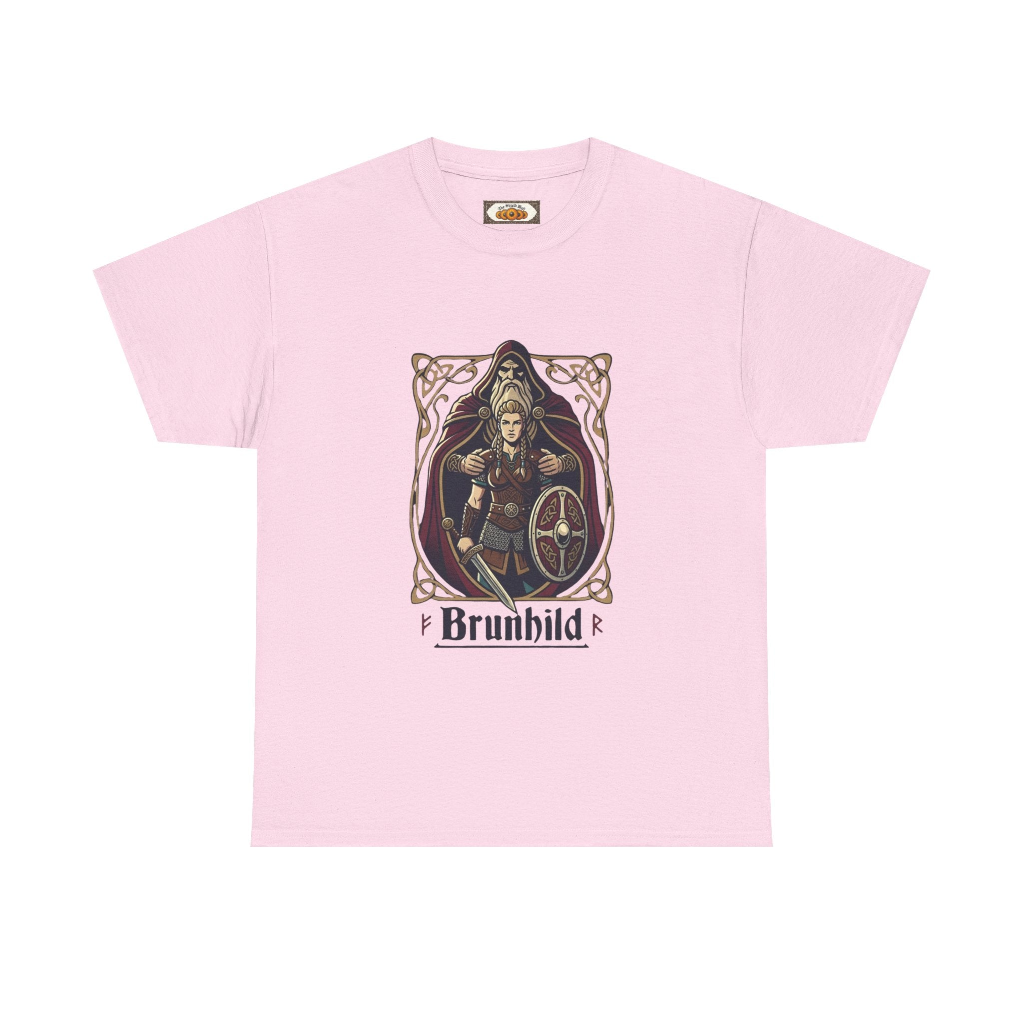 Brunhild Shield Maiden T-Shirt | Unisex Adults | Viking Warrior & Norse Mythology | The Shield Wall