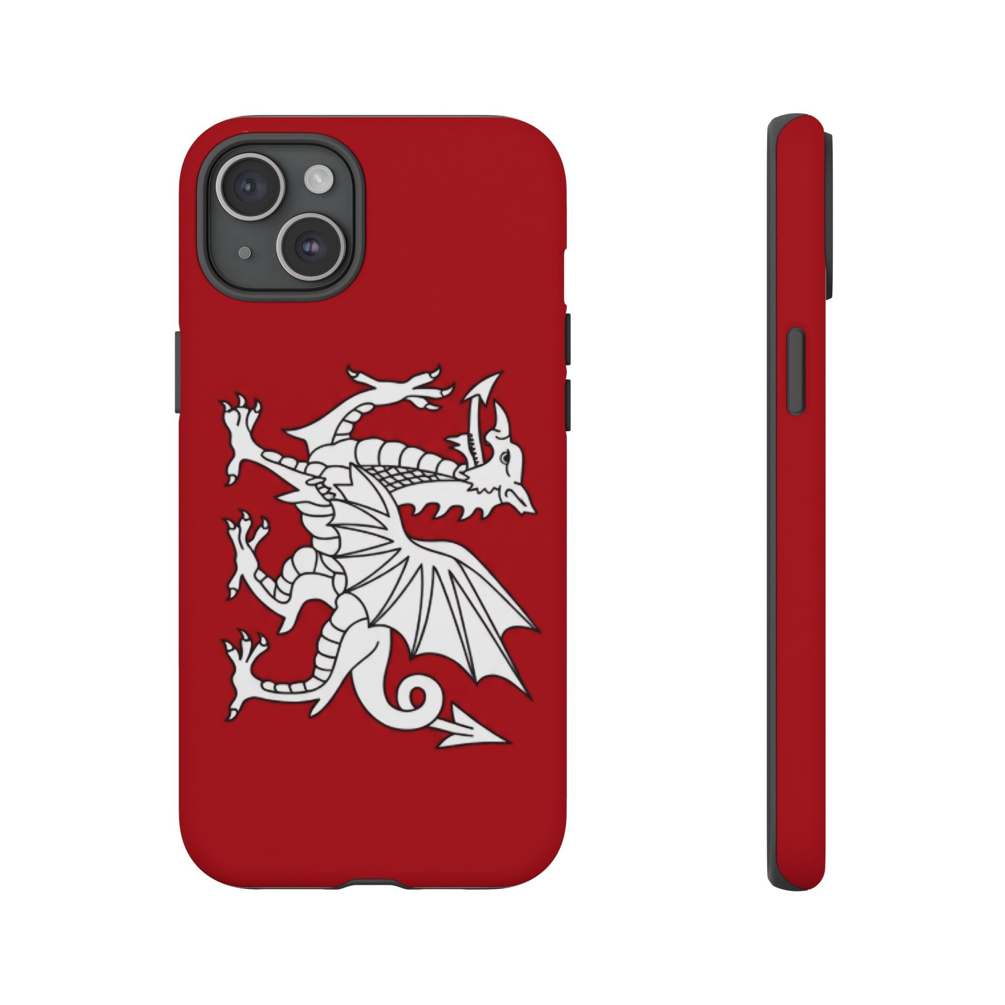 White Wessex Dragon Phone Case — Anglo-Saxon Emblem Phone Cover