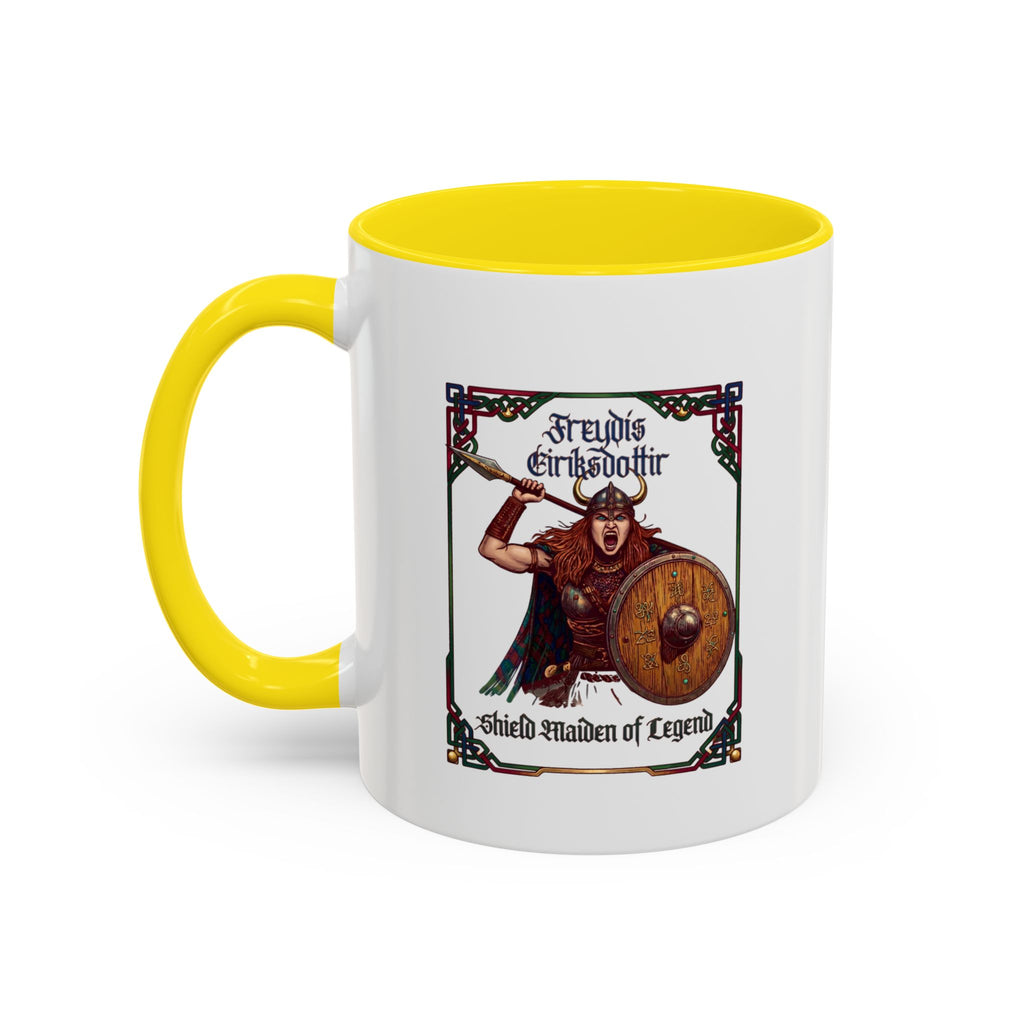 Freydís Eiríksdóttir Shield Maiden Coffee Mug | Viking Norse History Gift – 11oz