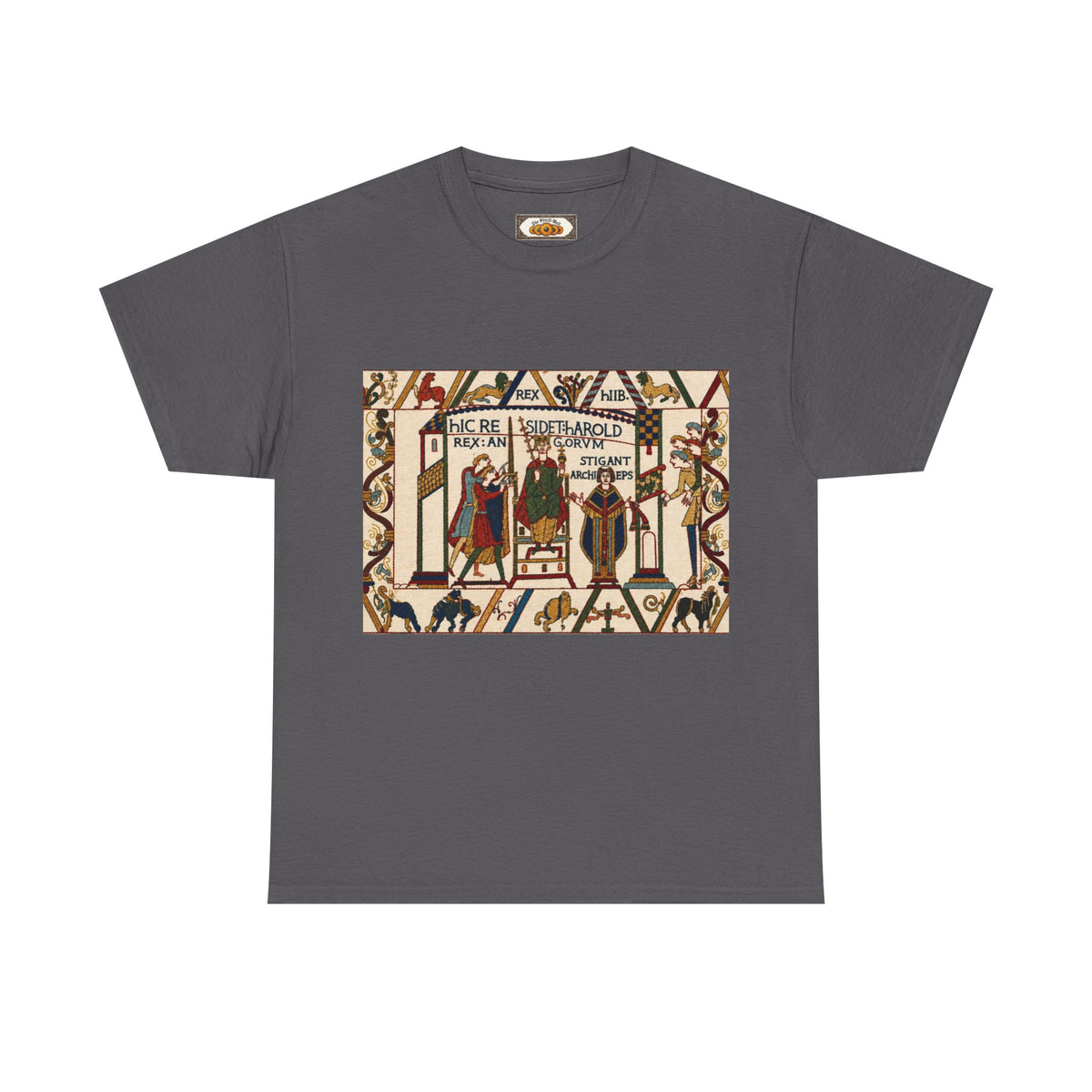 King Harold II — Bayeux Tapestry Coronation T-Shirt | Heritage Clothing
