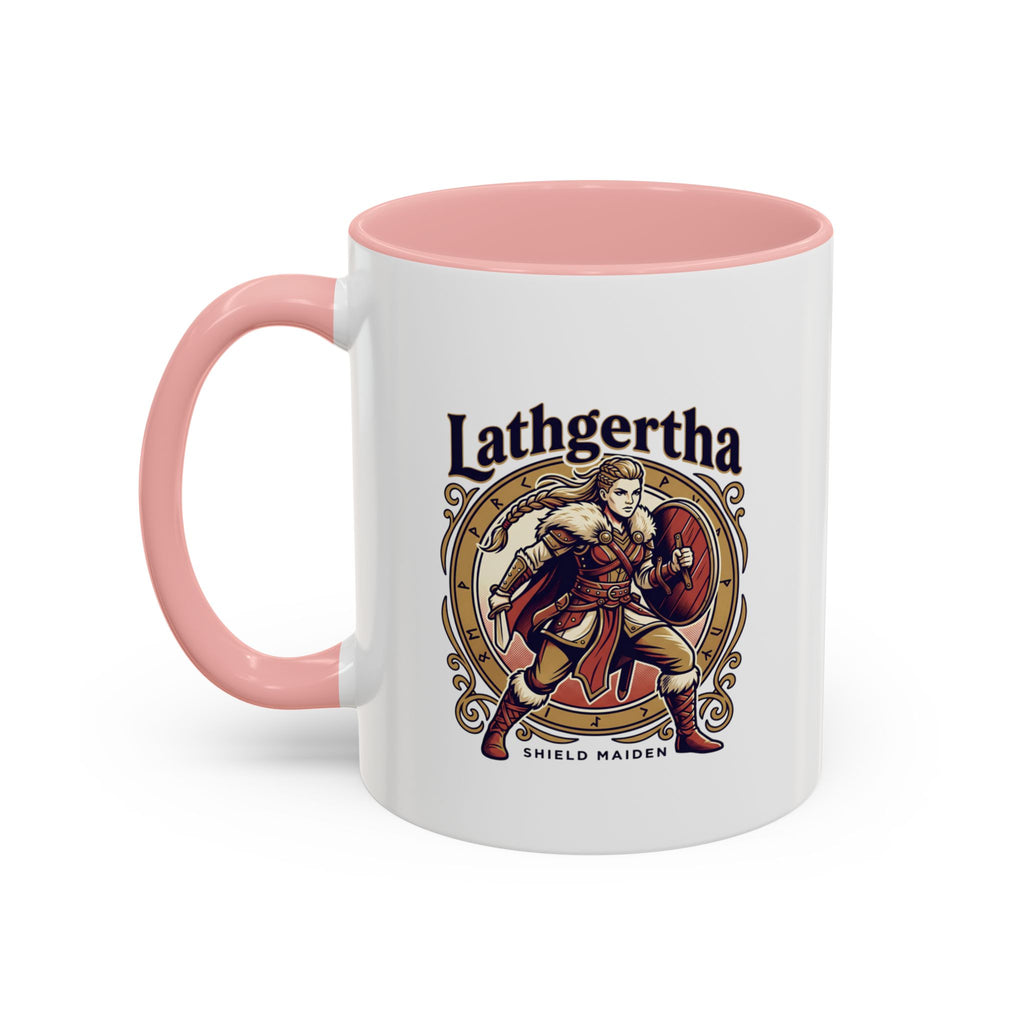 Viking Shield Maiden Mug — Lathgertha Ceramic Coffee Mug | The Shield Wall