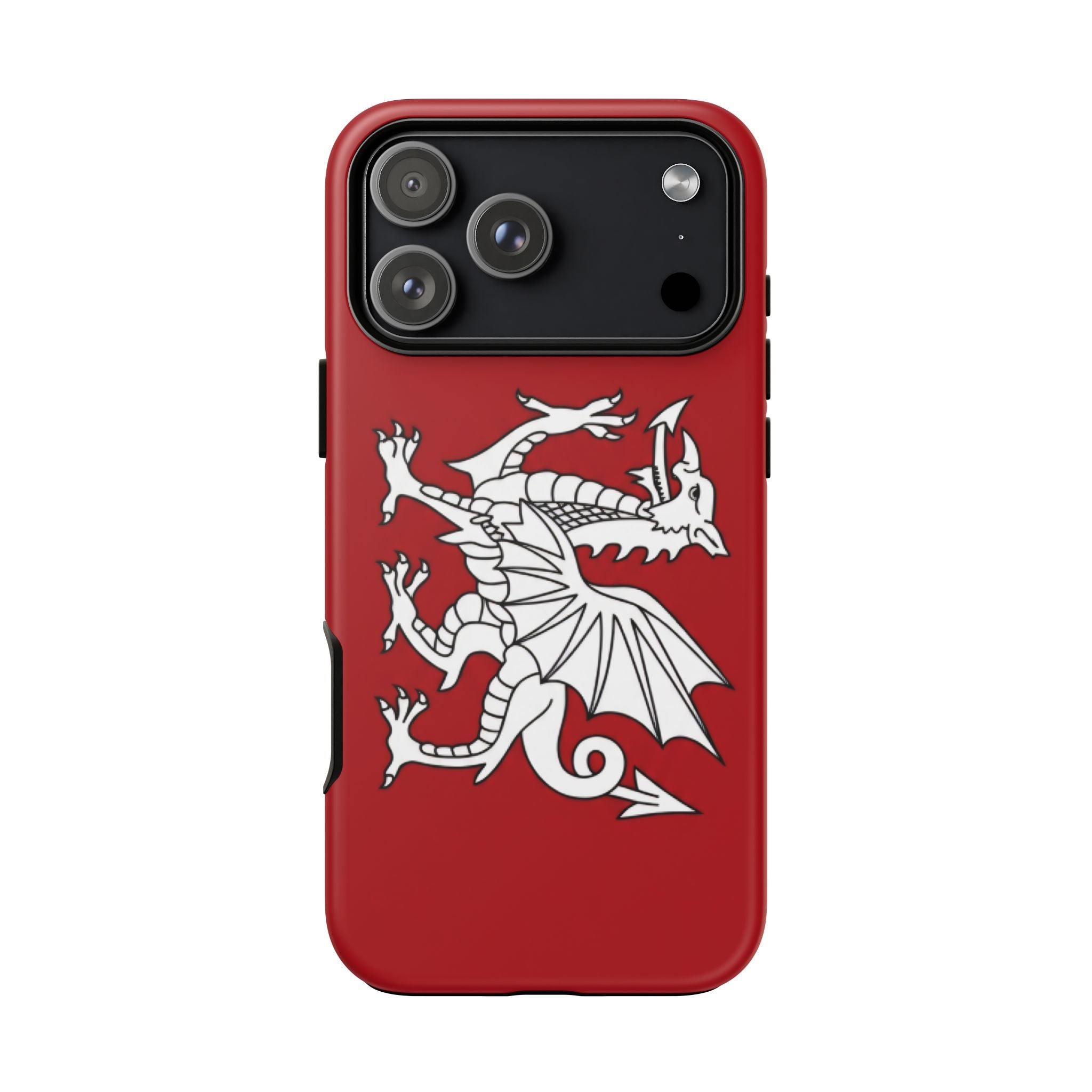 White Wessex Dragon Phone Case — Anglo-Saxon Emblem Phone Cover