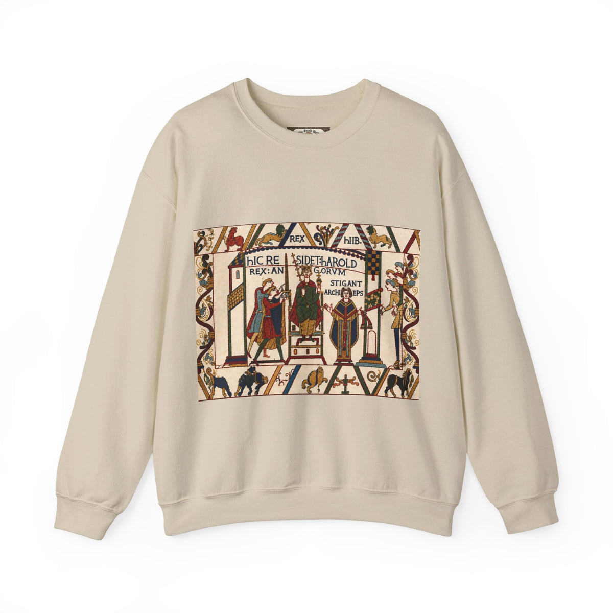 King Harold II — Bayeux Tapestry Coronation Sweatshirt | Heritage Clothing