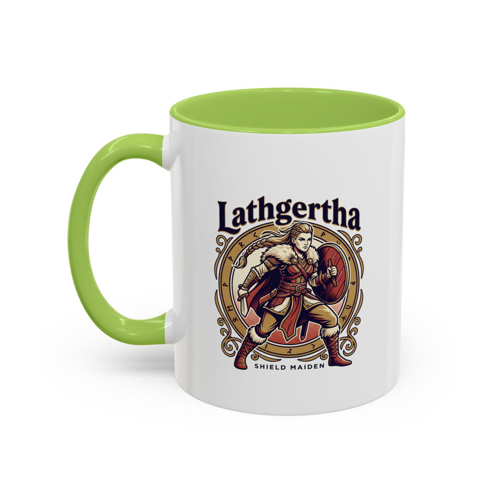 Viking Shield Maiden Mug — Lathgertha Ceramic Coffee Mug | The Shield Wall