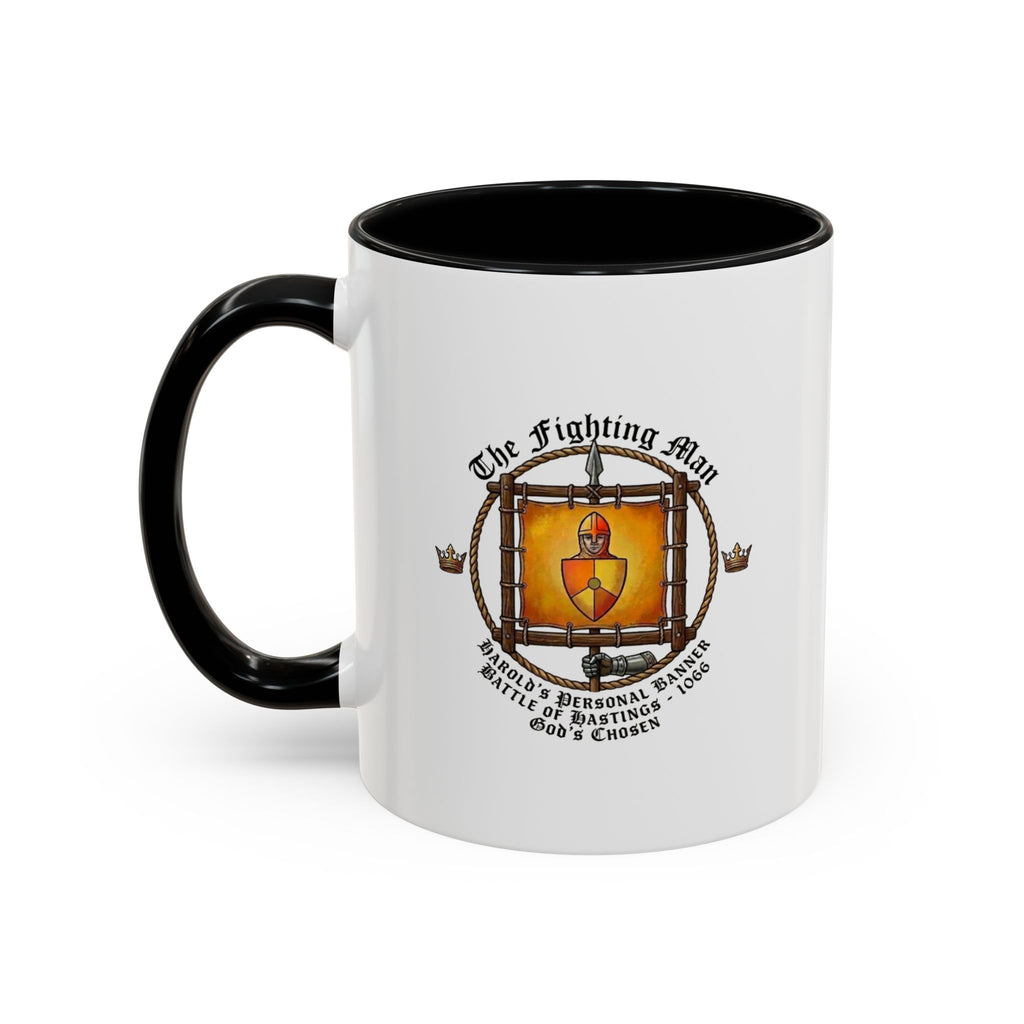 King Harold 'God's Chosen' The Fighting Man Banner Coffee Mug — 1066 Battle of Hastings Tribute