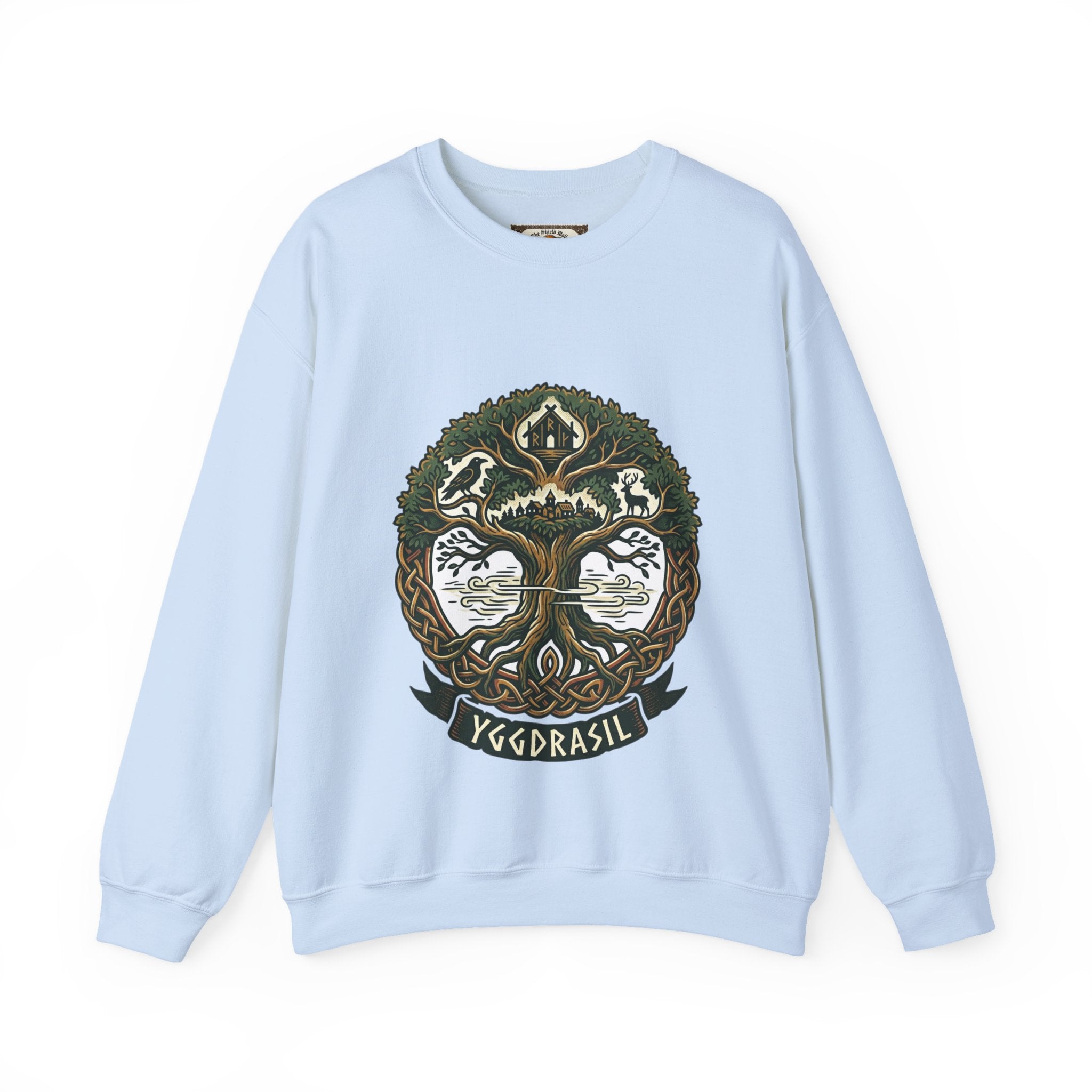 Yggdrasil Norse World Tree Sweatshirt | Unisex Viking Mythology Apparel