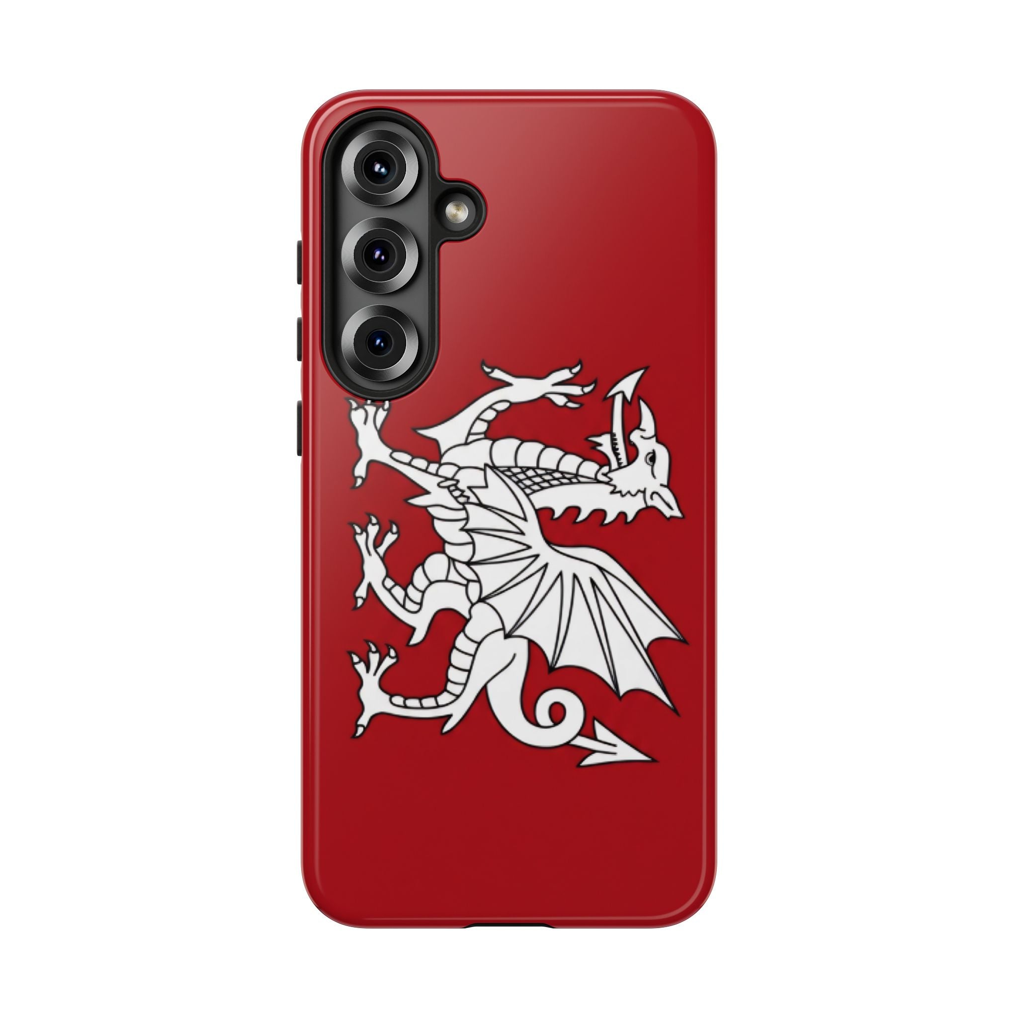 White Wessex Dragon Phone Case — Anglo-Saxon Emblem Phone Cover