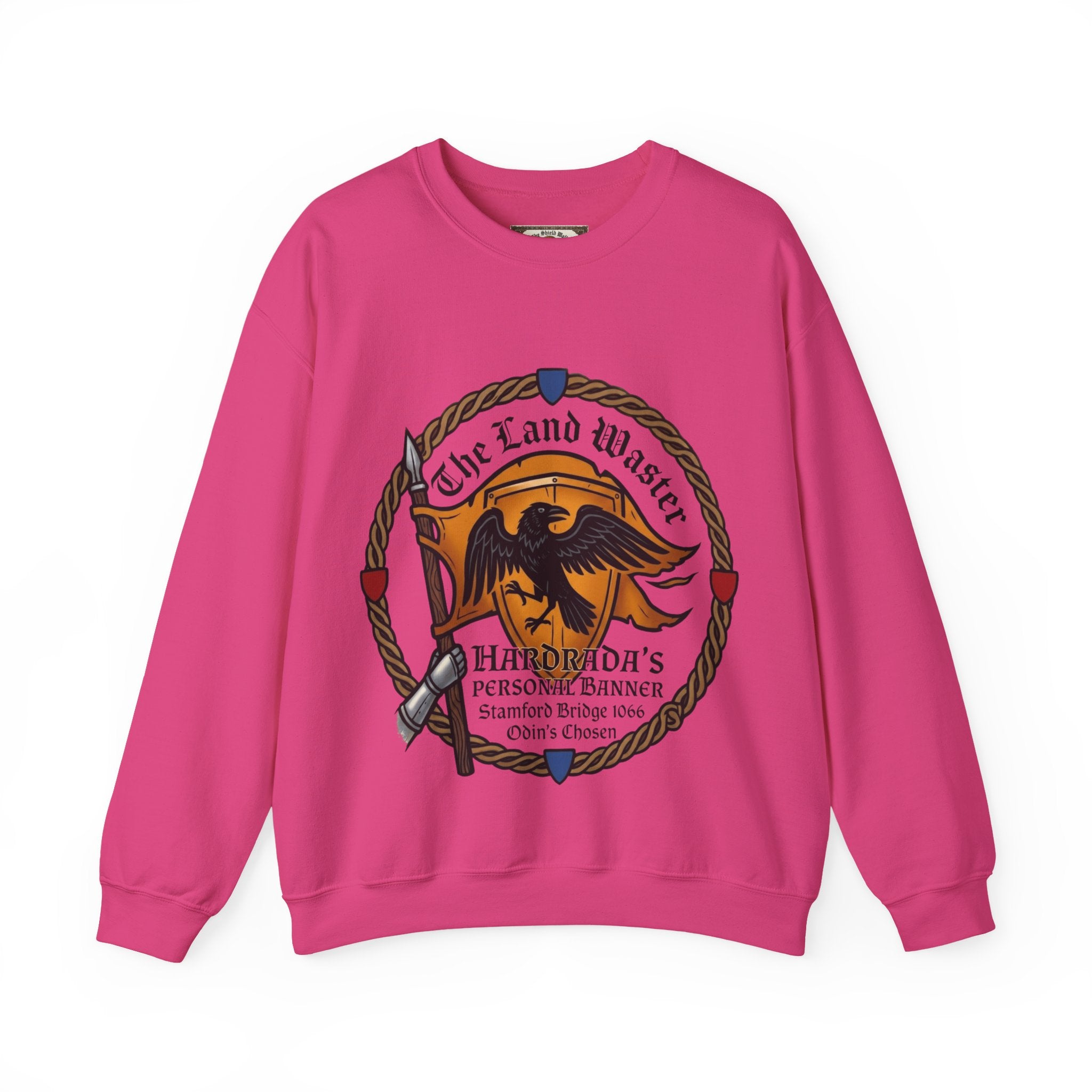 Harald Hardrada 'Land Waster' Unisex Crewneck Sweatshirt | Stamford Bridge 1066 | Viking Heritage