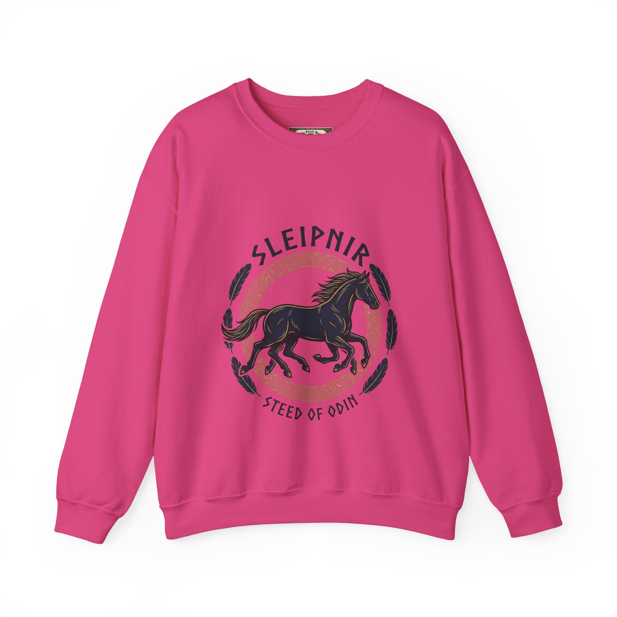 Sleipnir Sweatshirt | Unisex Viking Norse Mythology Crewneck | Wild Hunt Odin's Eight-Legged Horse