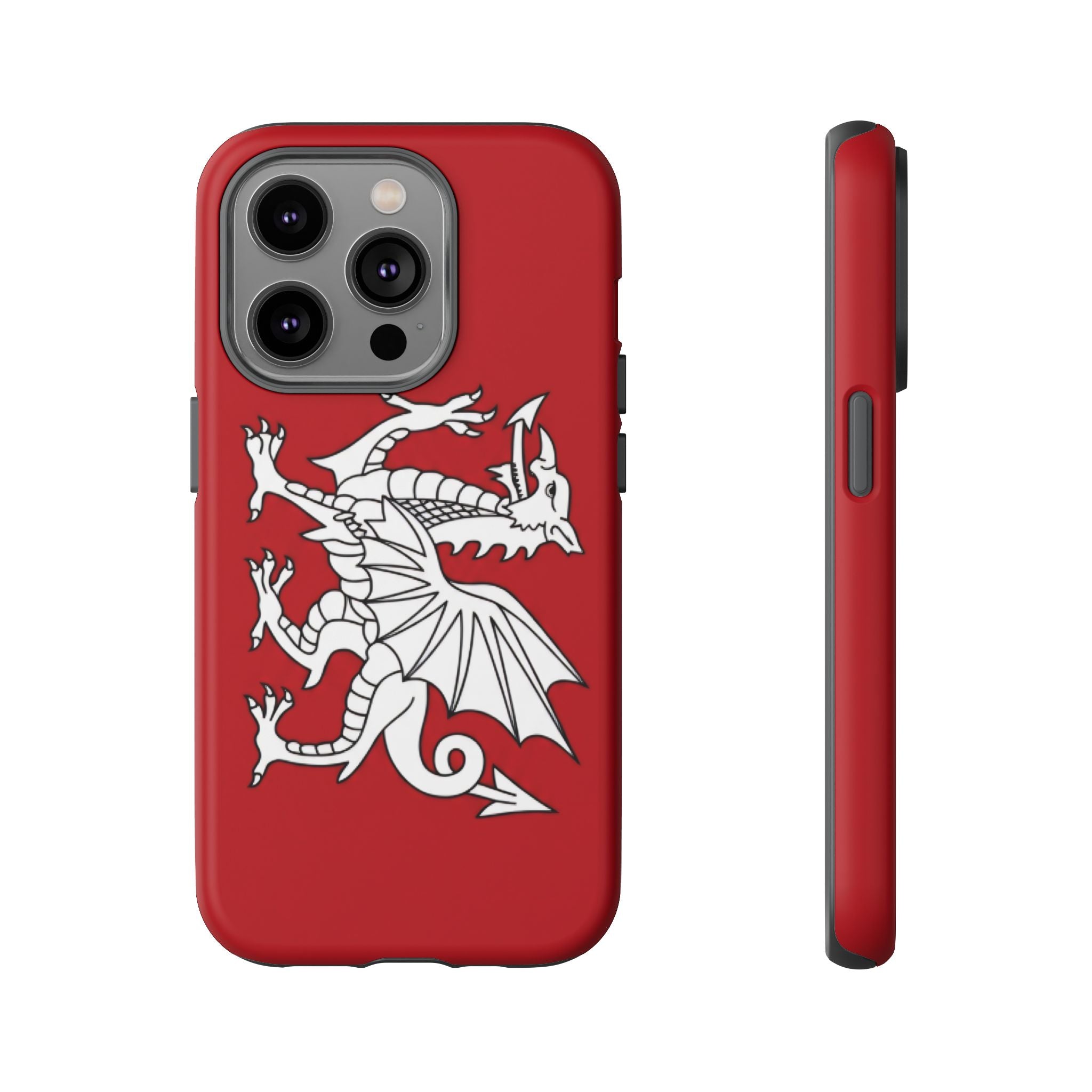 White Wessex Dragon Phone Case — Anglo-Saxon Emblem Phone Cover