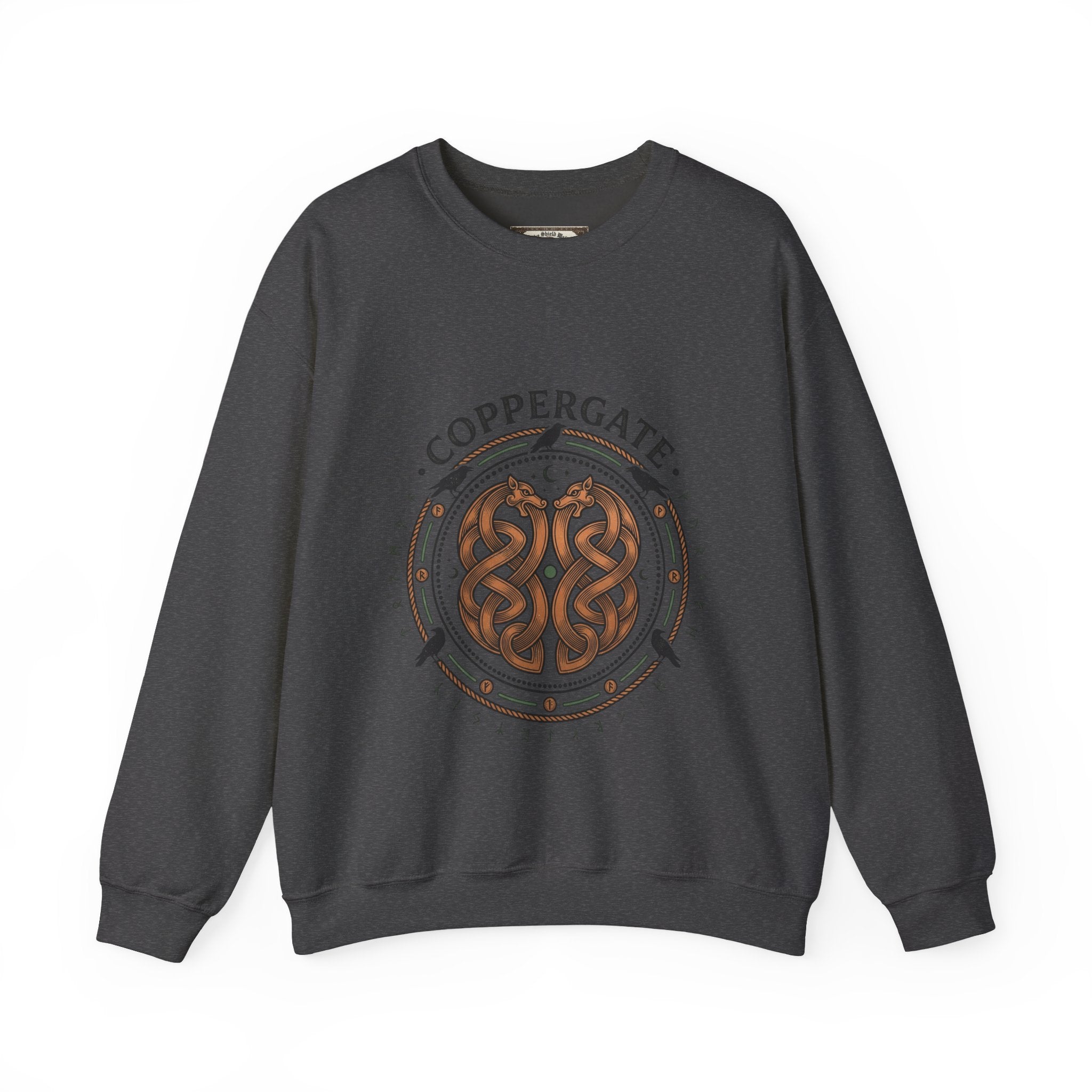 Coppergate Knotwork Sweatshirt | Unisex Anglo-Saxon Heritage Crewneck