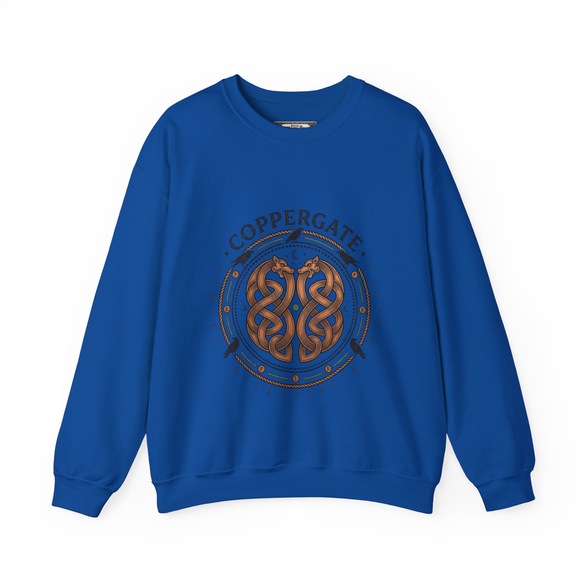 Coppergate Knotwork Sweatshirt | Unisex Anglo-Saxon Heritage Crewneck