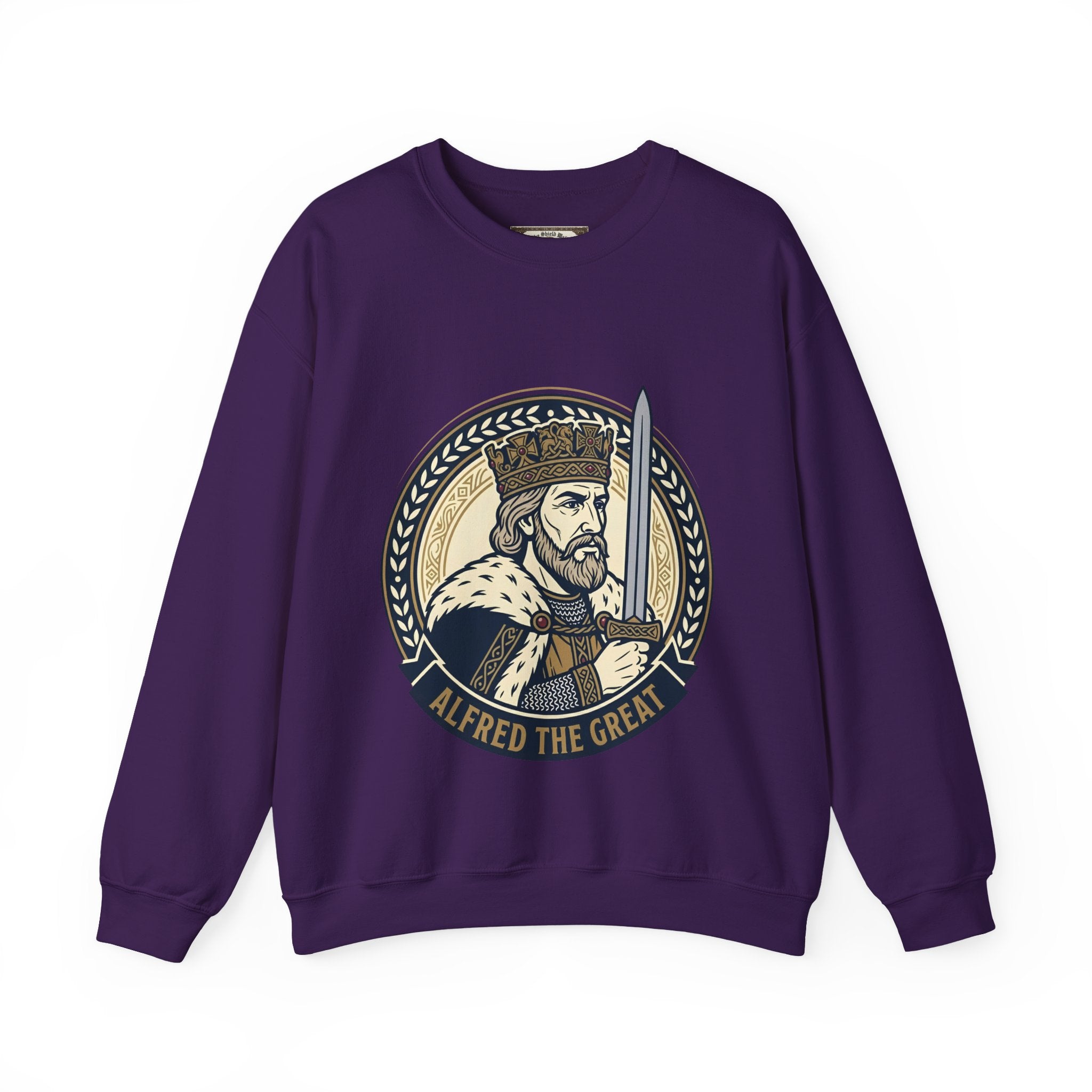 Alfred the Great Sweatshirt | Unisex Adult Heritage Crewneck