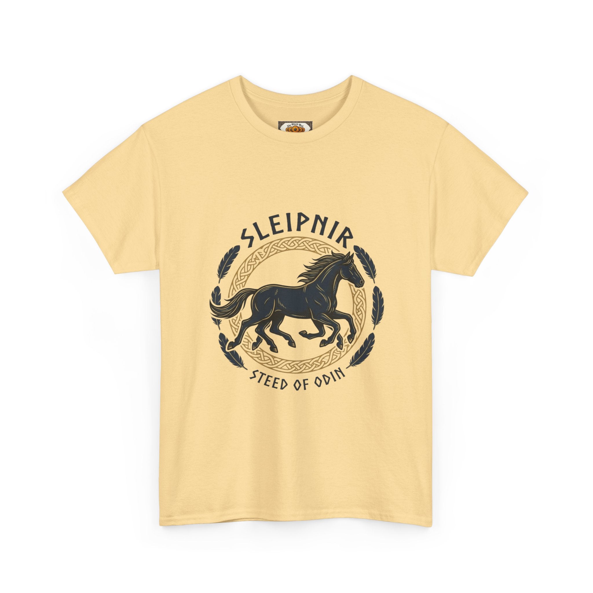 Sleipnir T-Shirt | Unisex Viking Norse Mythology Tee | Wild Hunt Odin's Eight-Legged Horse