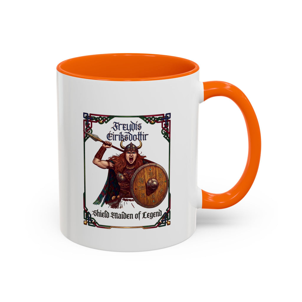 Freydís Eiríksdóttir Shield Maiden Coffee Mug | Viking Norse History Gift – 11oz
