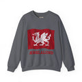 Ænglalond — White Dragon Wavy Flag Sweatshirt | Heritage Clothing