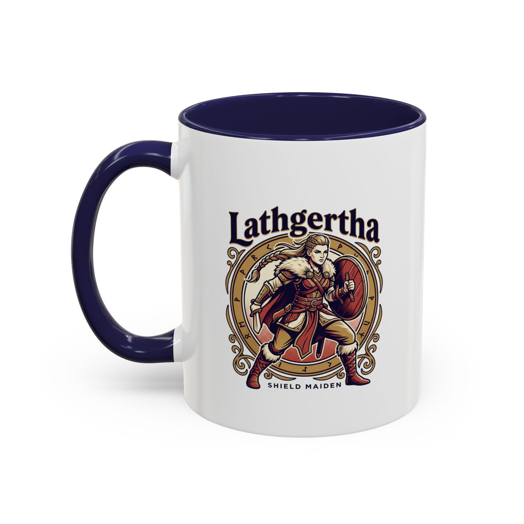 Viking Shield Maiden Mug — Lathgertha Ceramic Coffee Mug | The Shield Wall