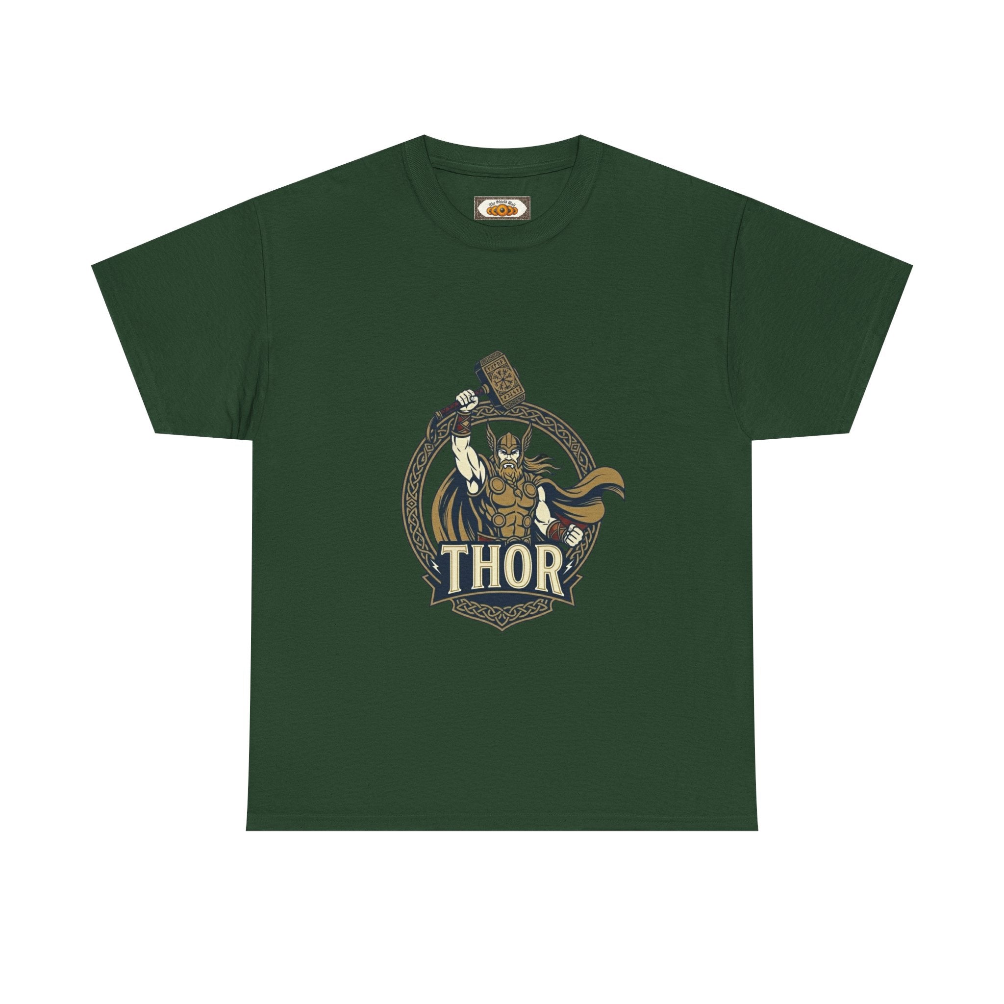 Thor Norse God of Thunder T-Shirt | Unisex Mjolnir Hammer Graphic Tee