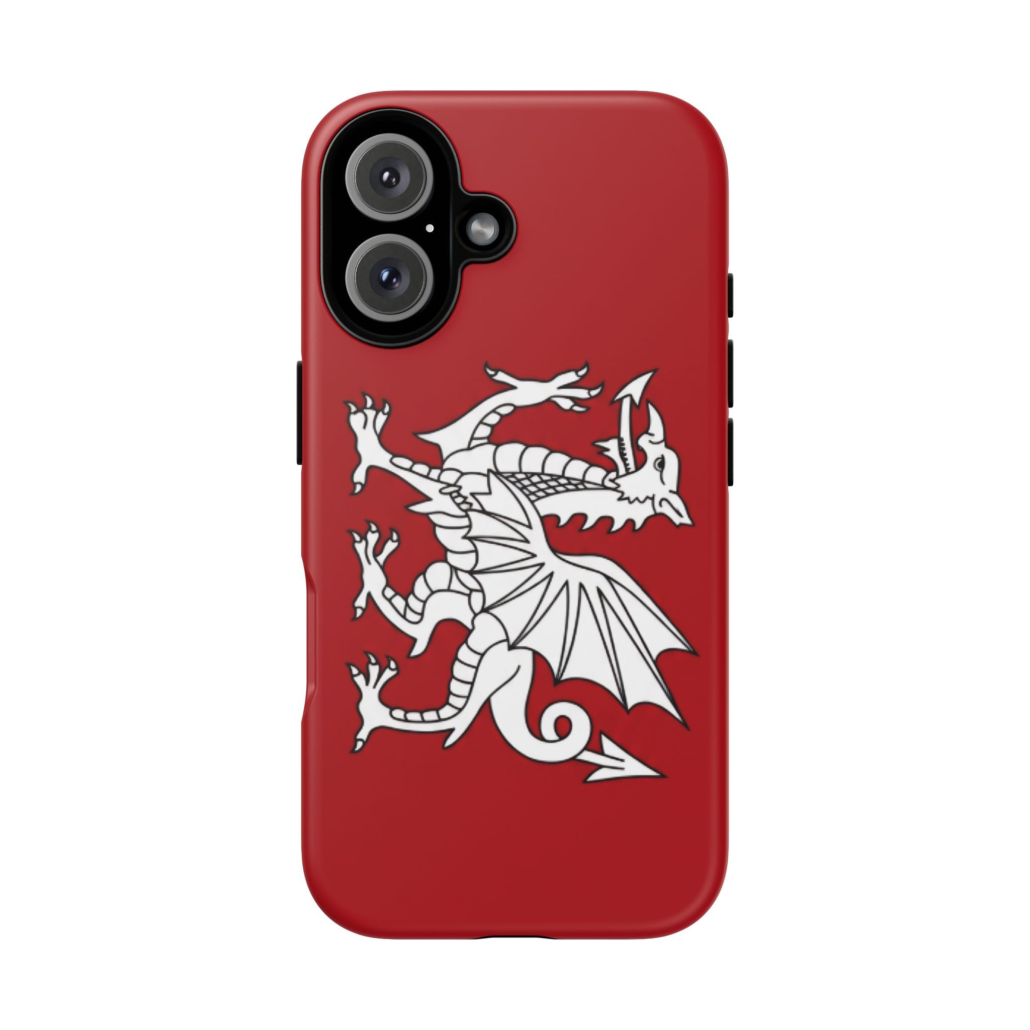 White Wessex Dragon Phone Case — Anglo-Saxon Emblem Phone Cover