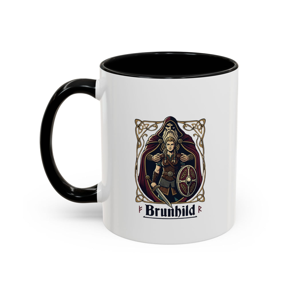 Brunhild Viking Shieldmaiden Coffee Mug | Norse Warrior Accent Mug – 11oz