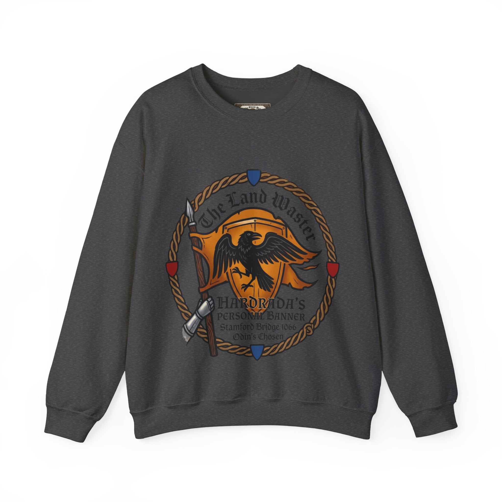 Harald Hardrada 'Land Waster' Unisex Crewneck Sweatshirt | Stamford Bridge 1066 | Viking Heritage