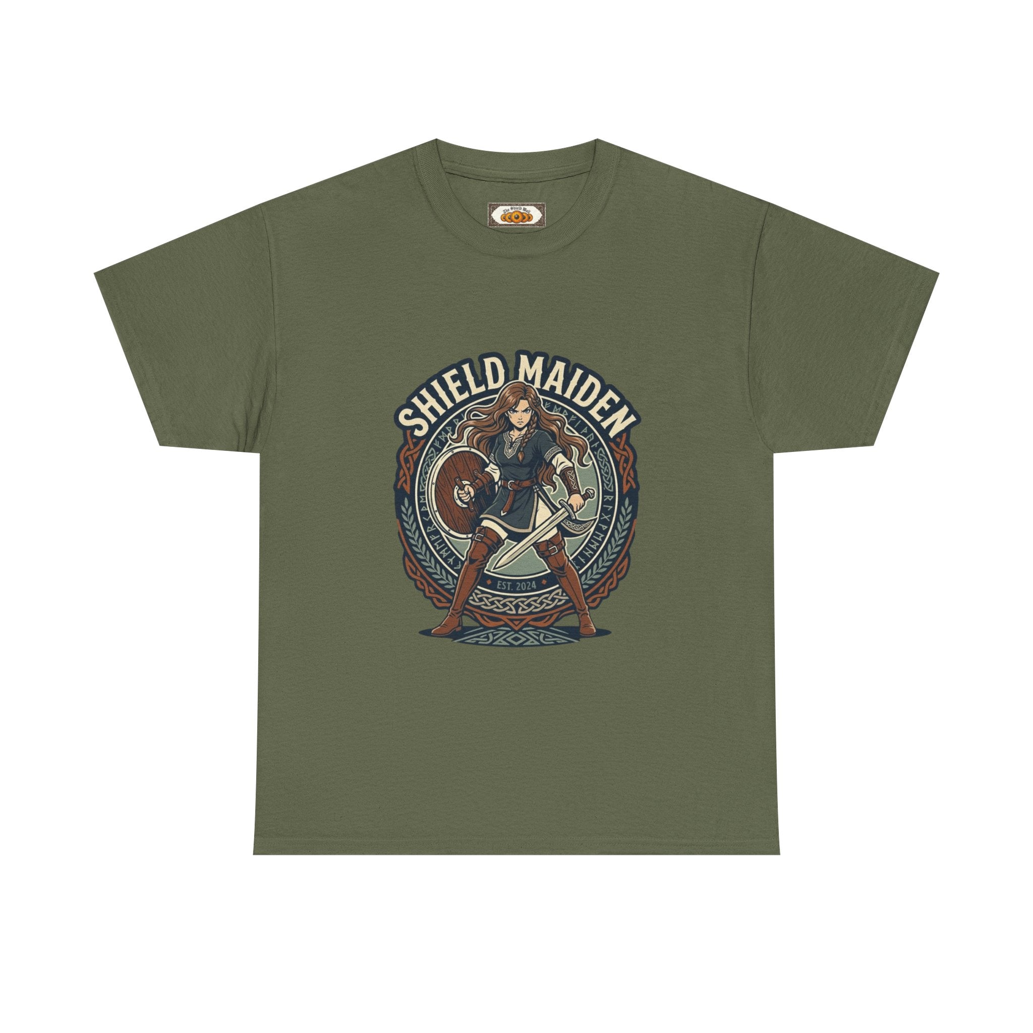 Shield Maiden T-Shirt | Unisex Viking Warrior Tee | Norse Heritage Apparel
