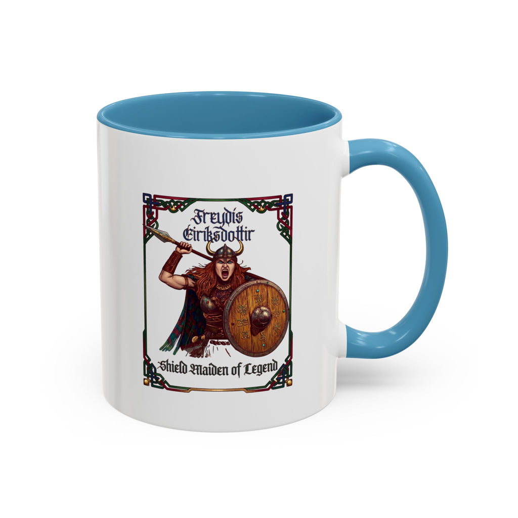 Freydís Eiríksdóttir Shield Maiden Coffee Mug | Viking Norse History Gift – 11oz