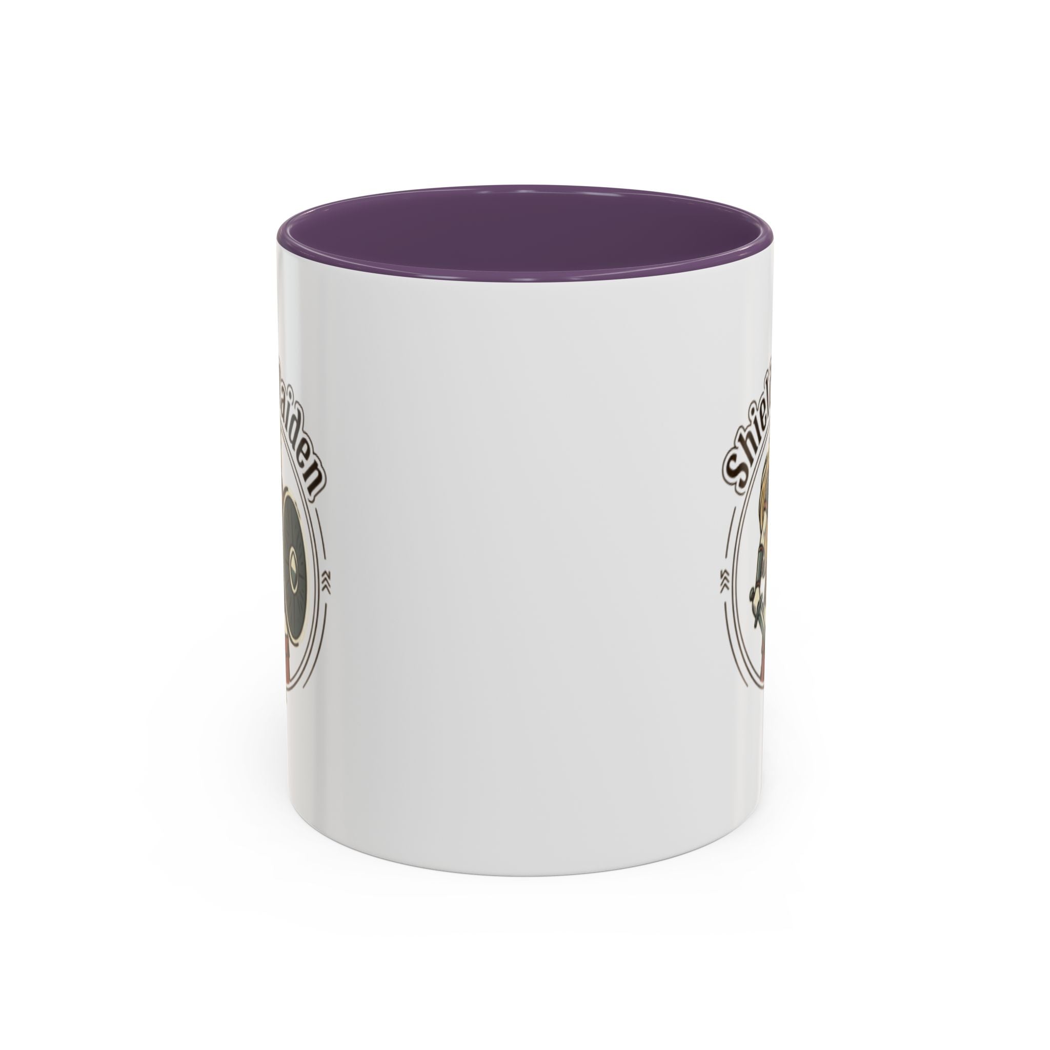 Shield Maiden Coffee Mug | Viking Warrior Woman Design | 11oz Ceramic Mug