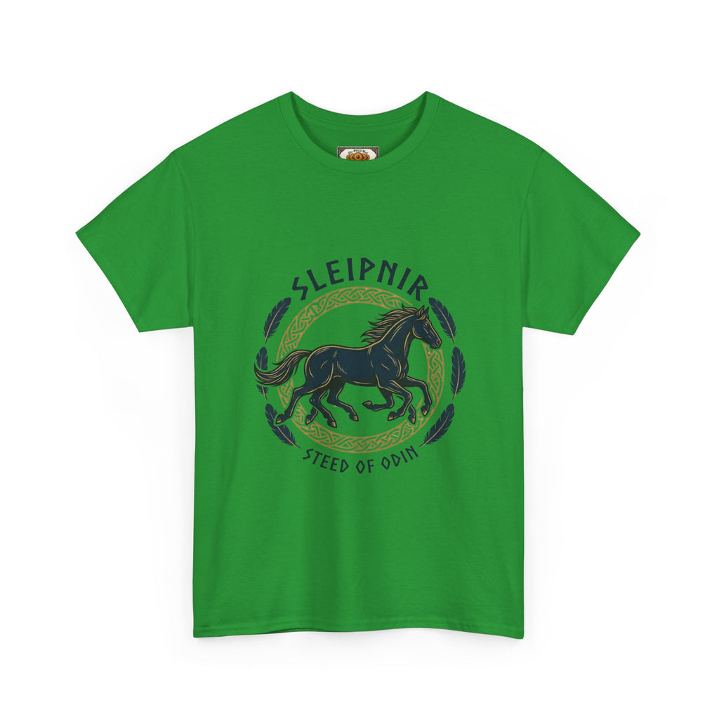 Sleipnir T-Shirt | Unisex Viking Norse Mythology Tee | Wild Hunt Odin's Eight-Legged Horse