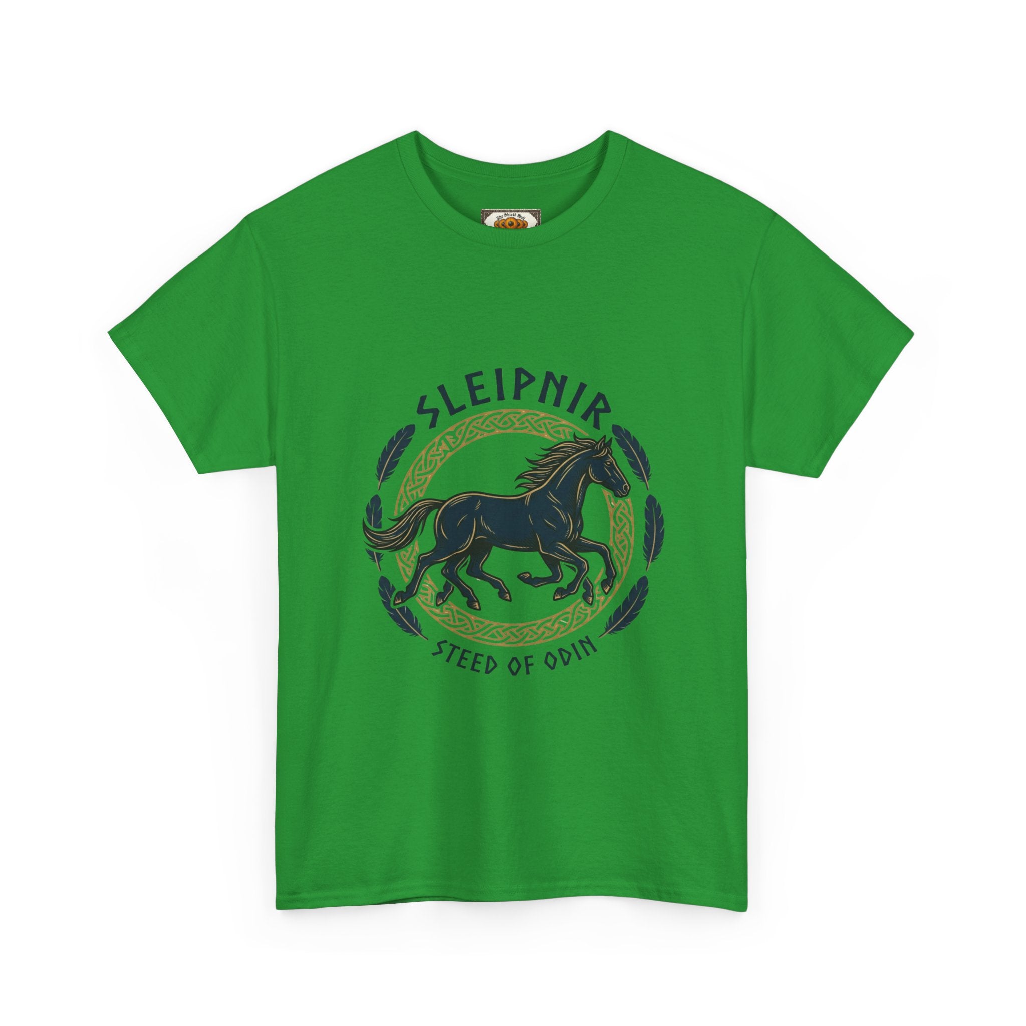 Sleipnir T-Shirt | Unisex Viking Norse Mythology Tee | Wild Hunt Odin's Eight-Legged Horse