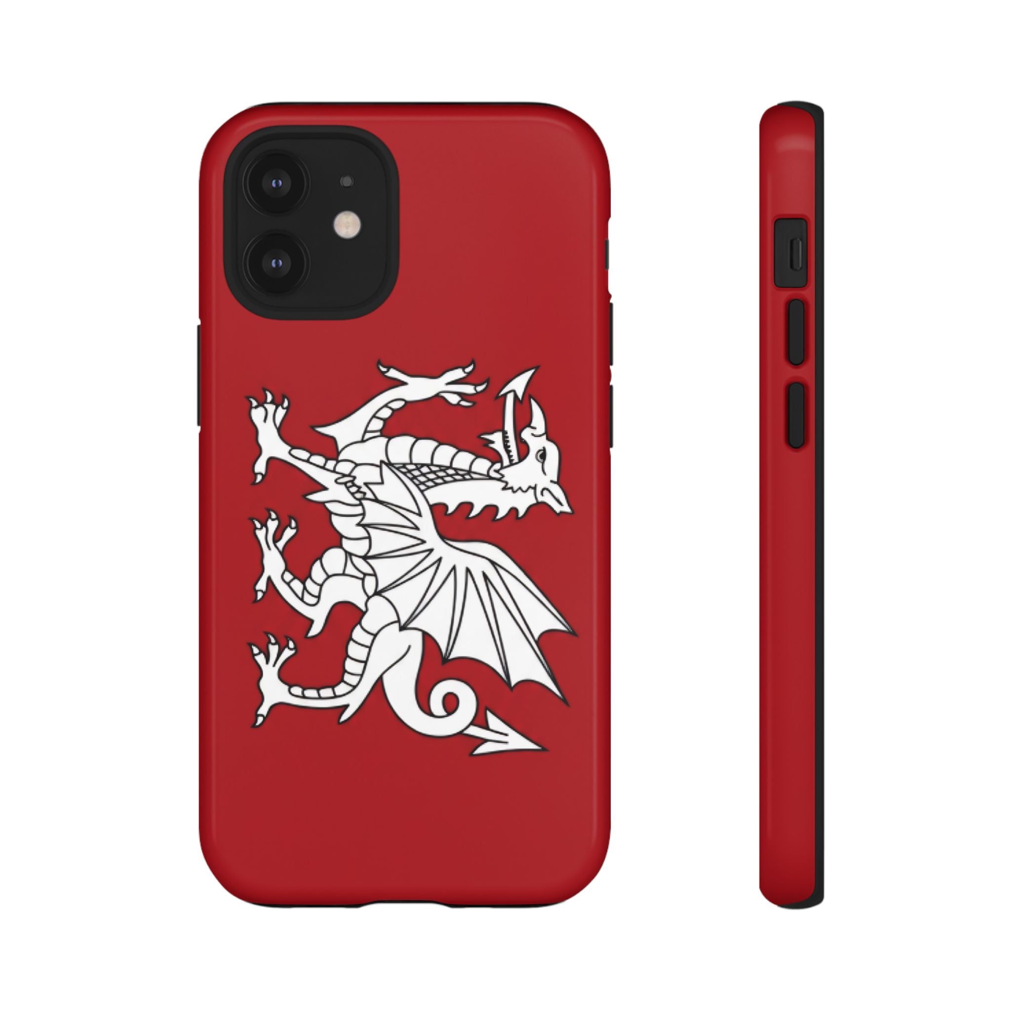 White Wessex Dragon Phone Case — Anglo-Saxon Emblem Phone Cover