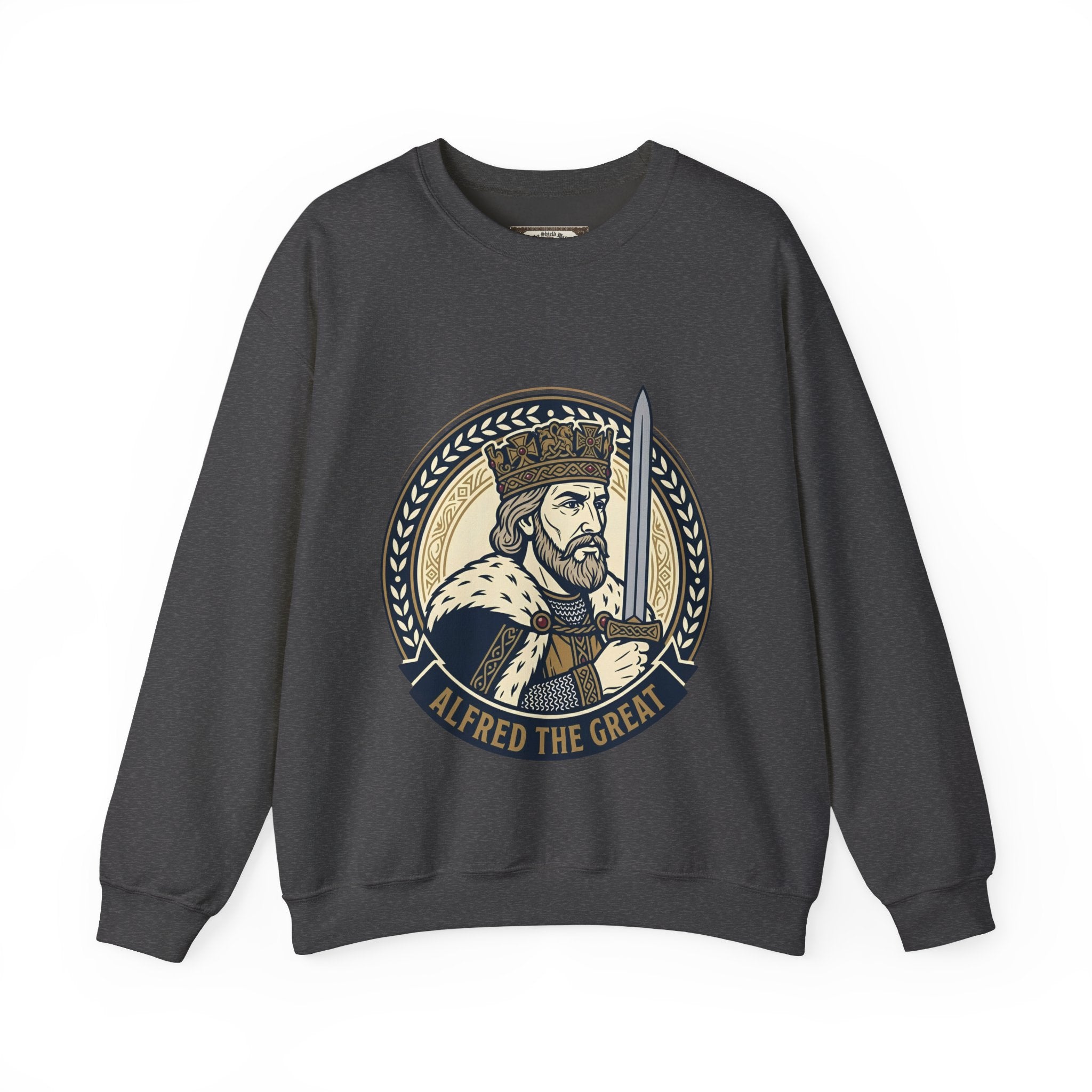 Alfred the Great Sweatshirt | Unisex Adult Heritage Crewneck