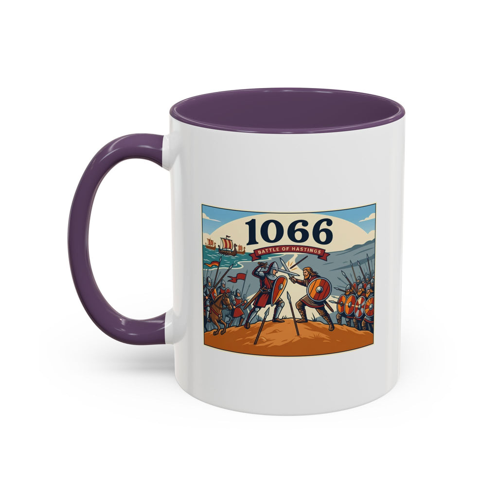 1066 Battle Coffee Mug — Medieval Norman Conquest Design — End of an Era — 11oz