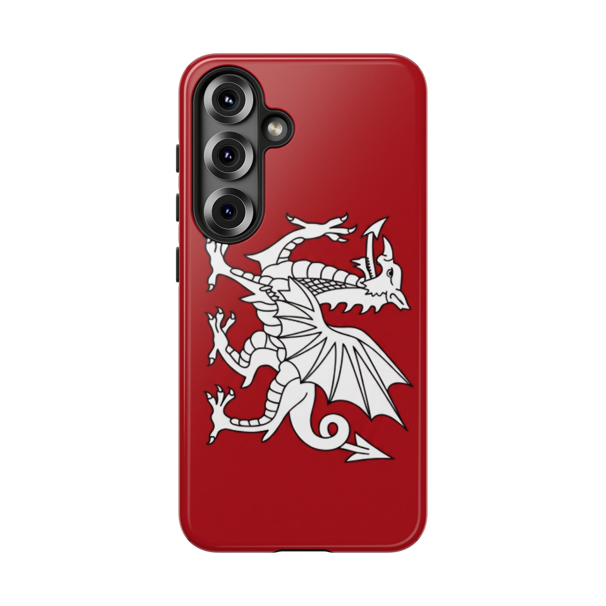 White Wessex Dragon Phone Case — Anglo-Saxon Emblem Phone Cover