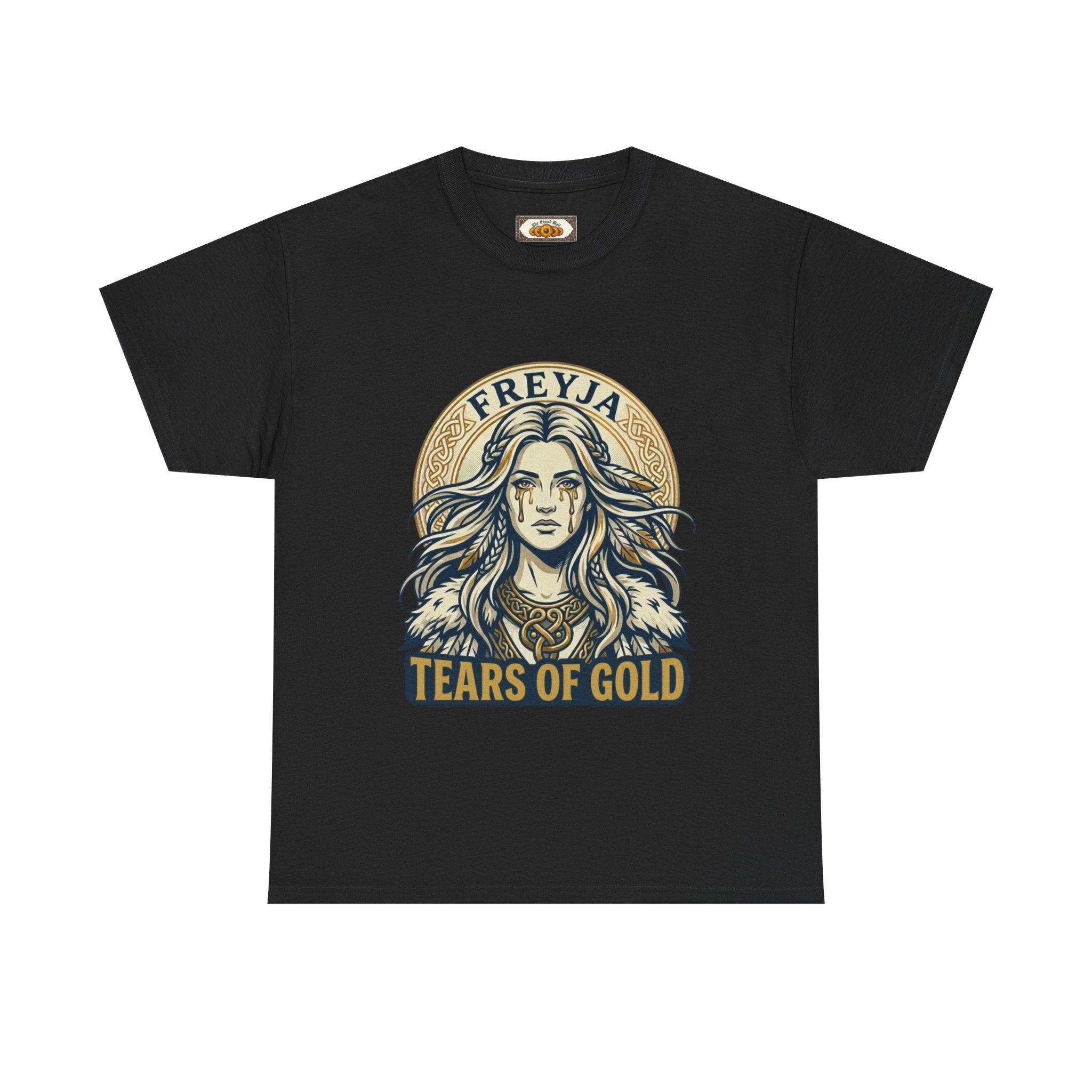 Freyja Tears of Gold T-Shirt | Unisex Adults | Norse Goddess Mythology Tee