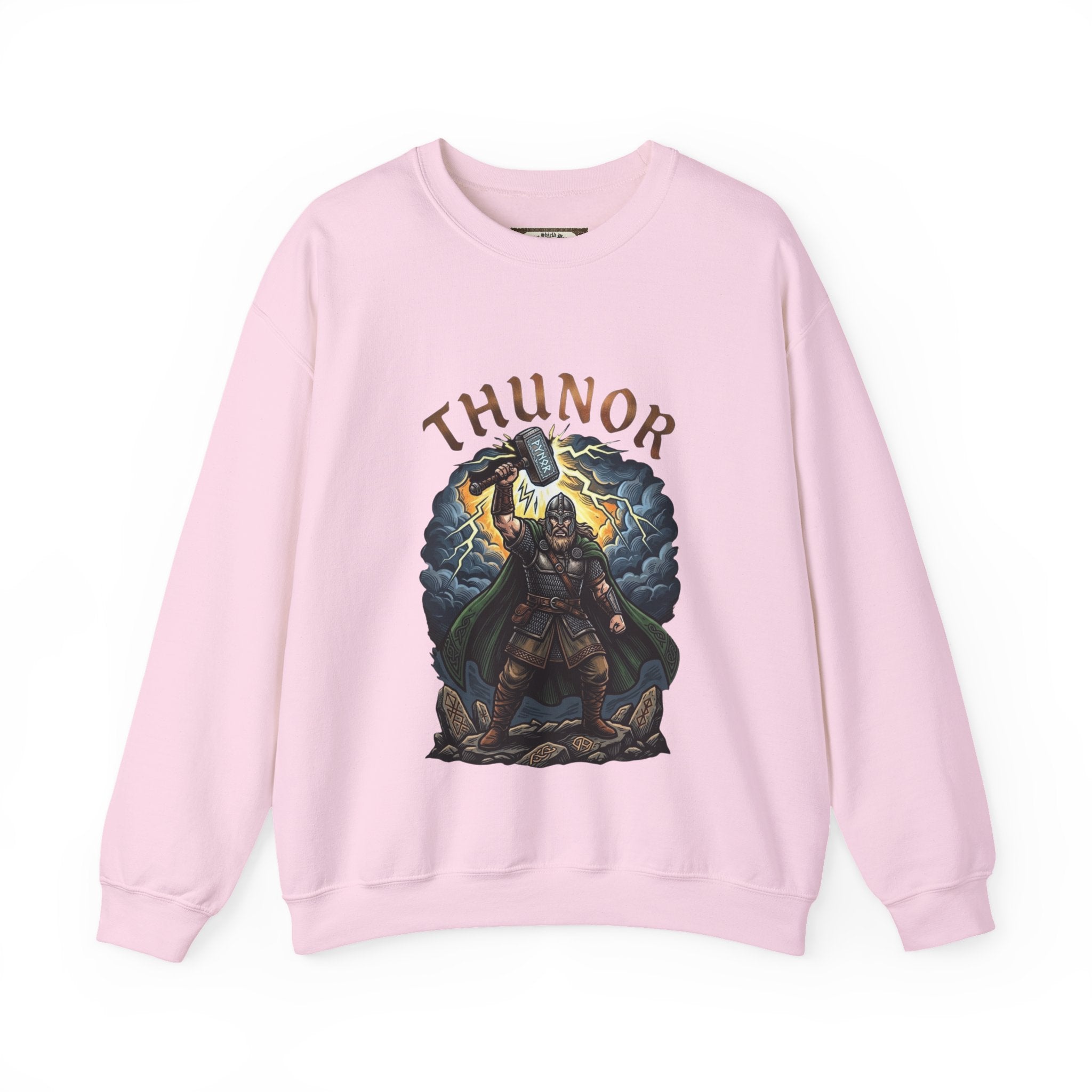 Thunor God of Thunder Sweatshirt — Anglo‑Saxon Mythology Crewneck