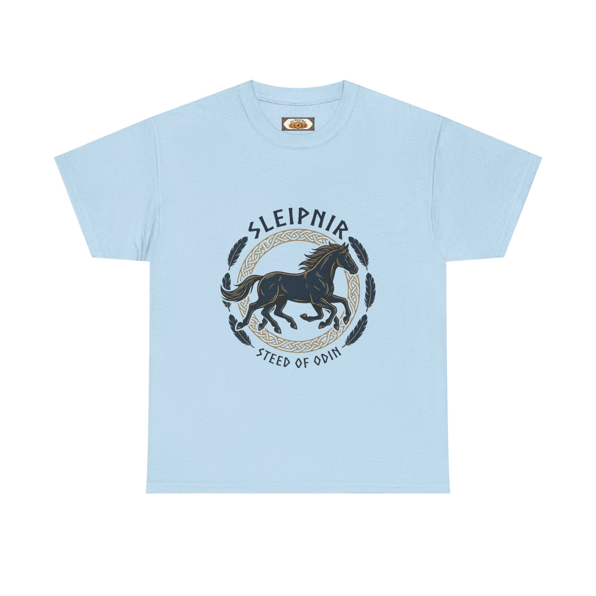 Sleipnir T-Shirt | Unisex Viking Norse Mythology Tee | Wild Hunt Odin's Eight-Legged Horse
