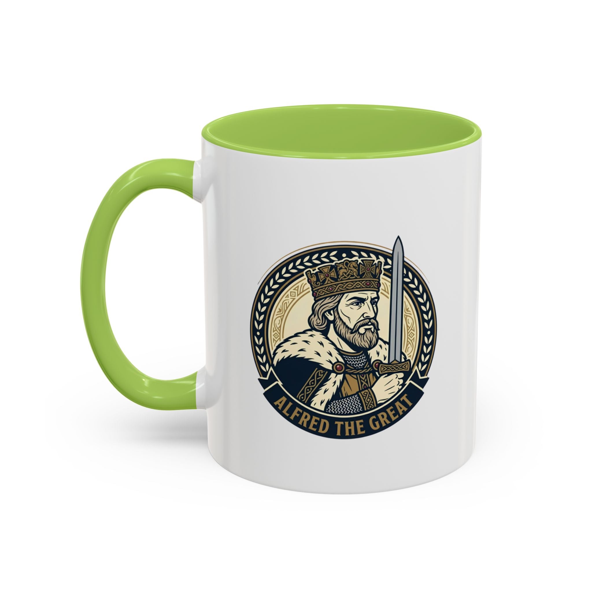 Alfred the Great Coffee Mug — Viking Heritage Anglo-Saxon Gift