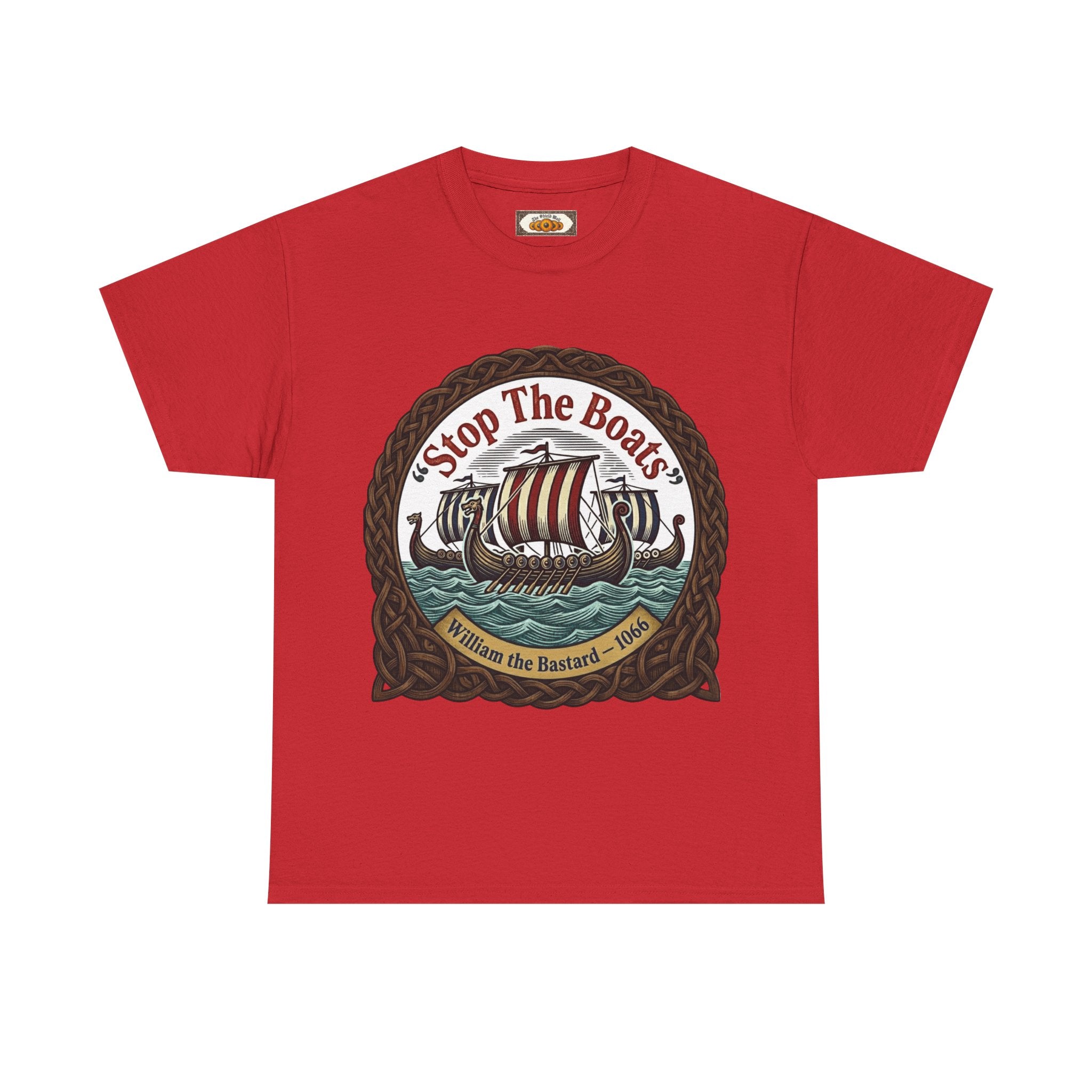 Stop the Boats T-Shirt | Unisex Adults | Norman Conquest 1066 History Tee