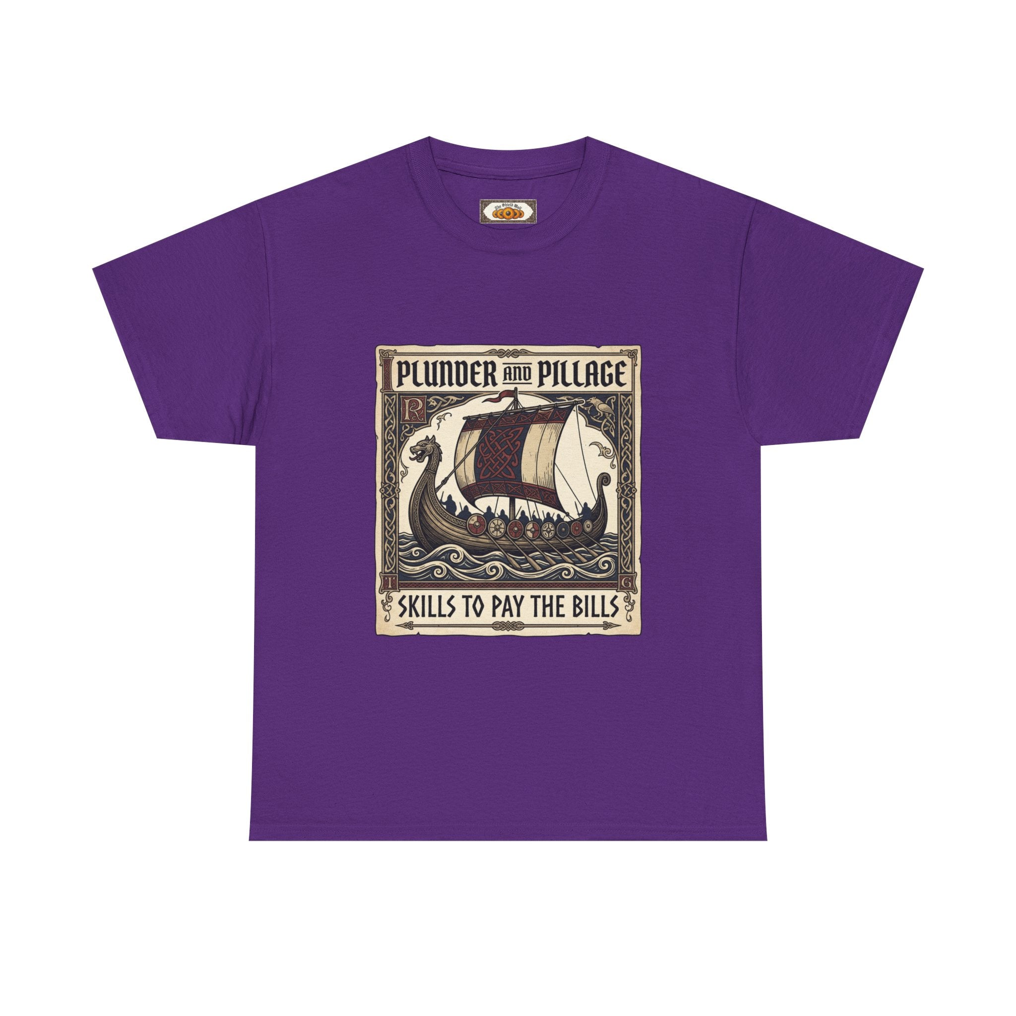 Viking Pillage & Plunder T-Shirt | Unisex Adult Norse Humour Tee | S–5XL