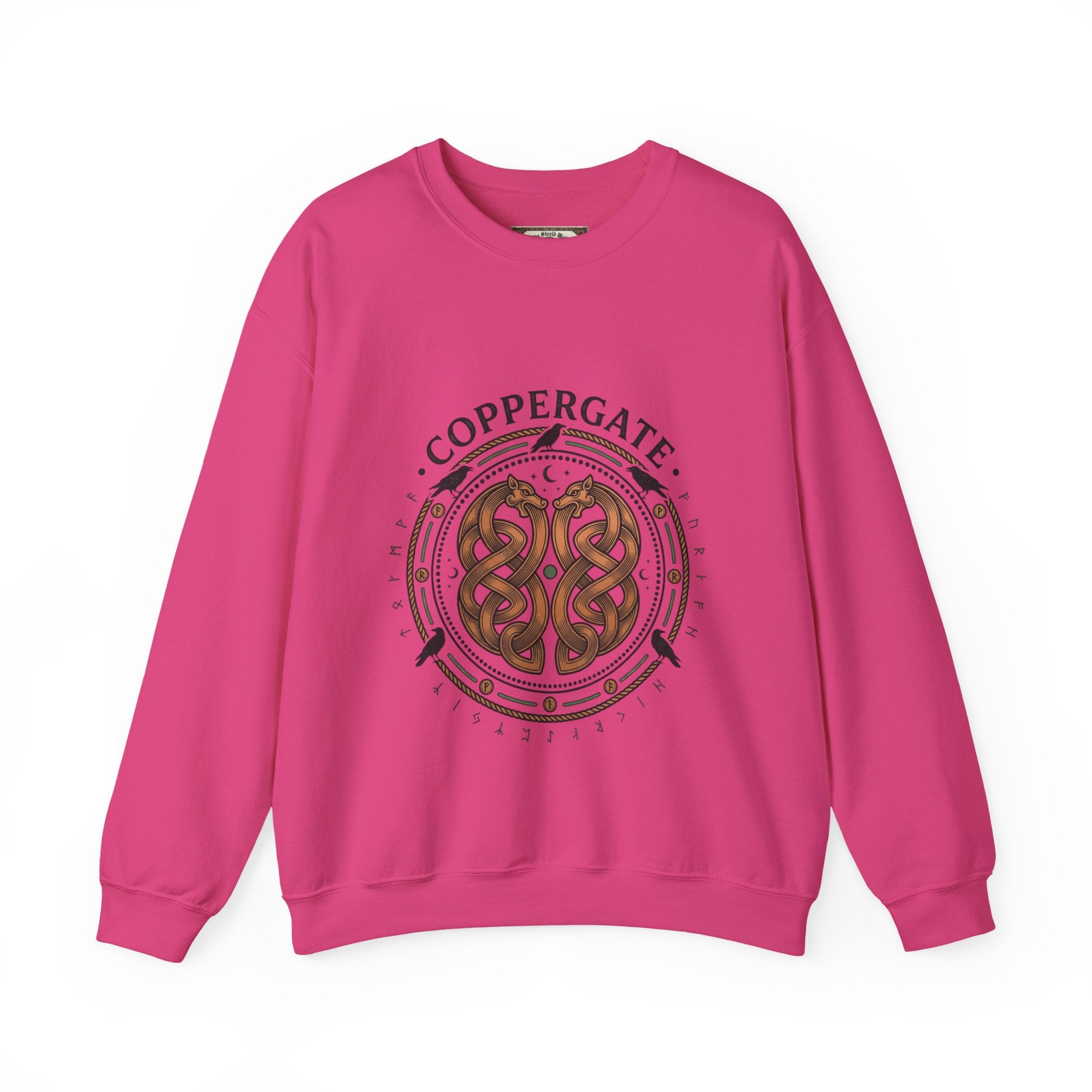 Coppergate Knotwork Sweatshirt | Unisex Anglo-Saxon Heritage Crewneck