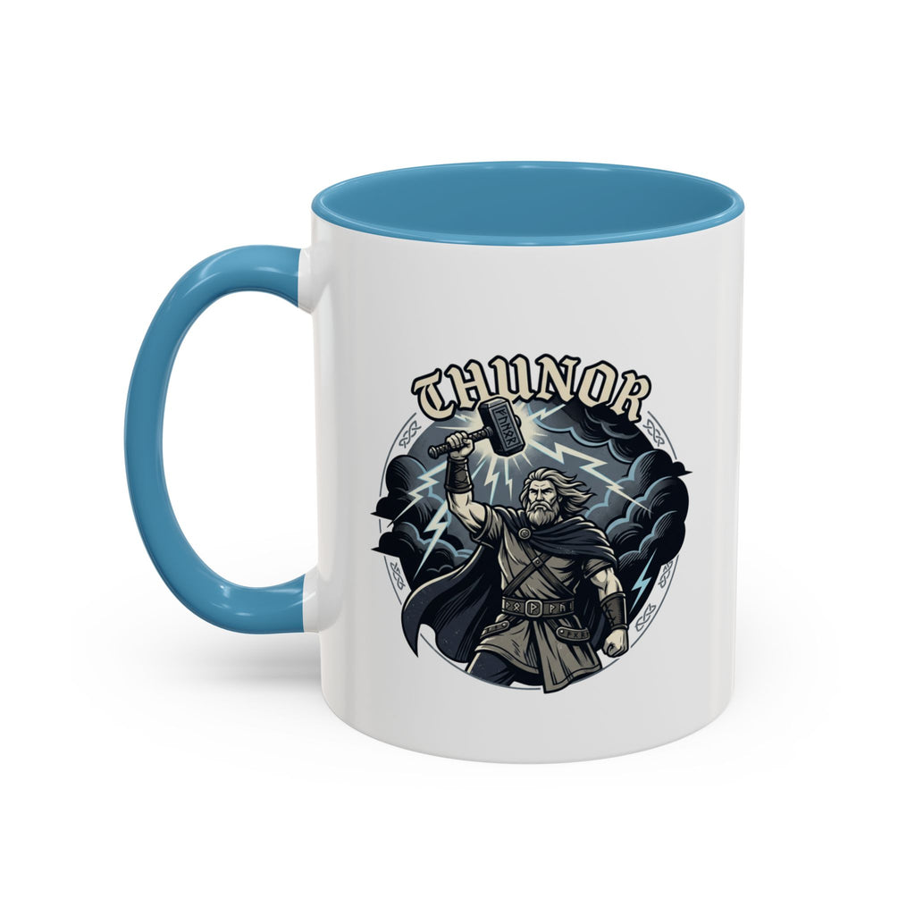 Thunor Coffee Mug — Anglo-Saxon God of Thunder Accent Mug | The Shield Wall