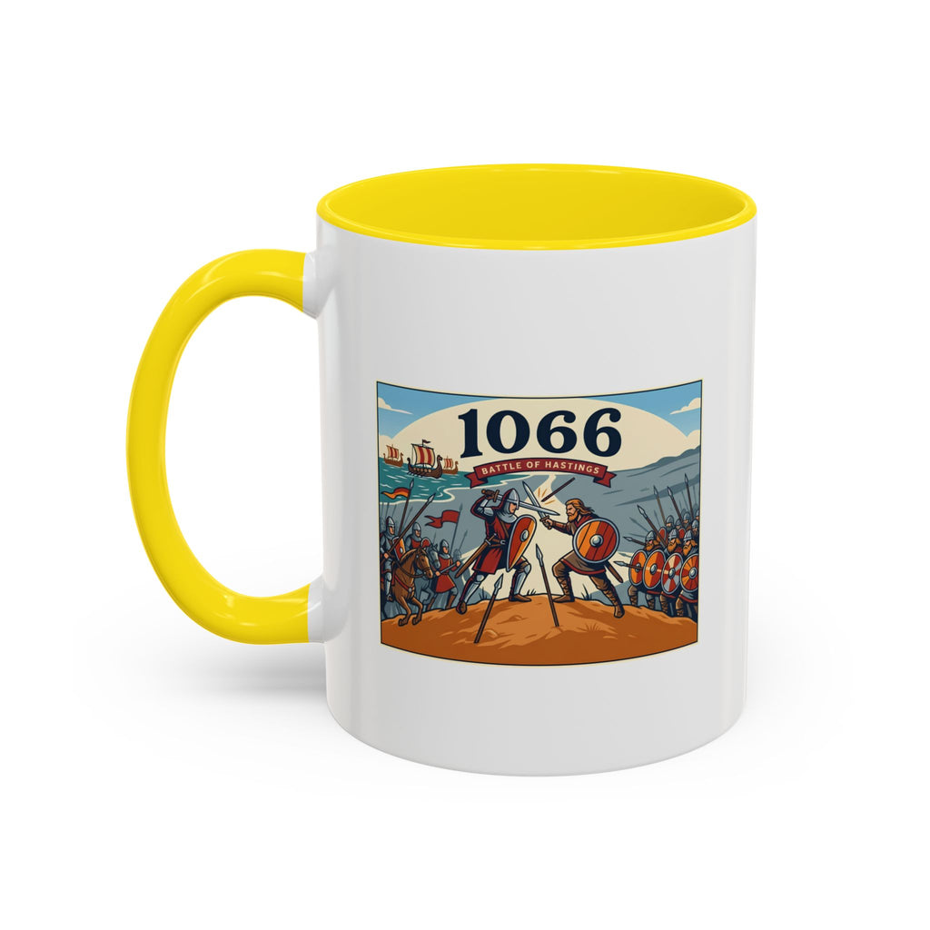 1066 Battle Coffee Mug — Medieval Norman Conquest Design — End of an Era — 11oz