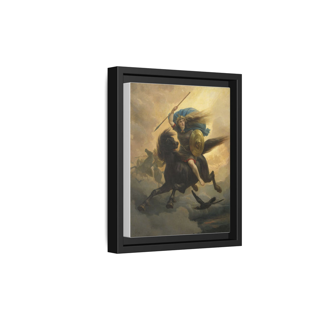 The Valkyrie by Peter Nicolai Arbo | 8×10" Framed Matte Canvas Print