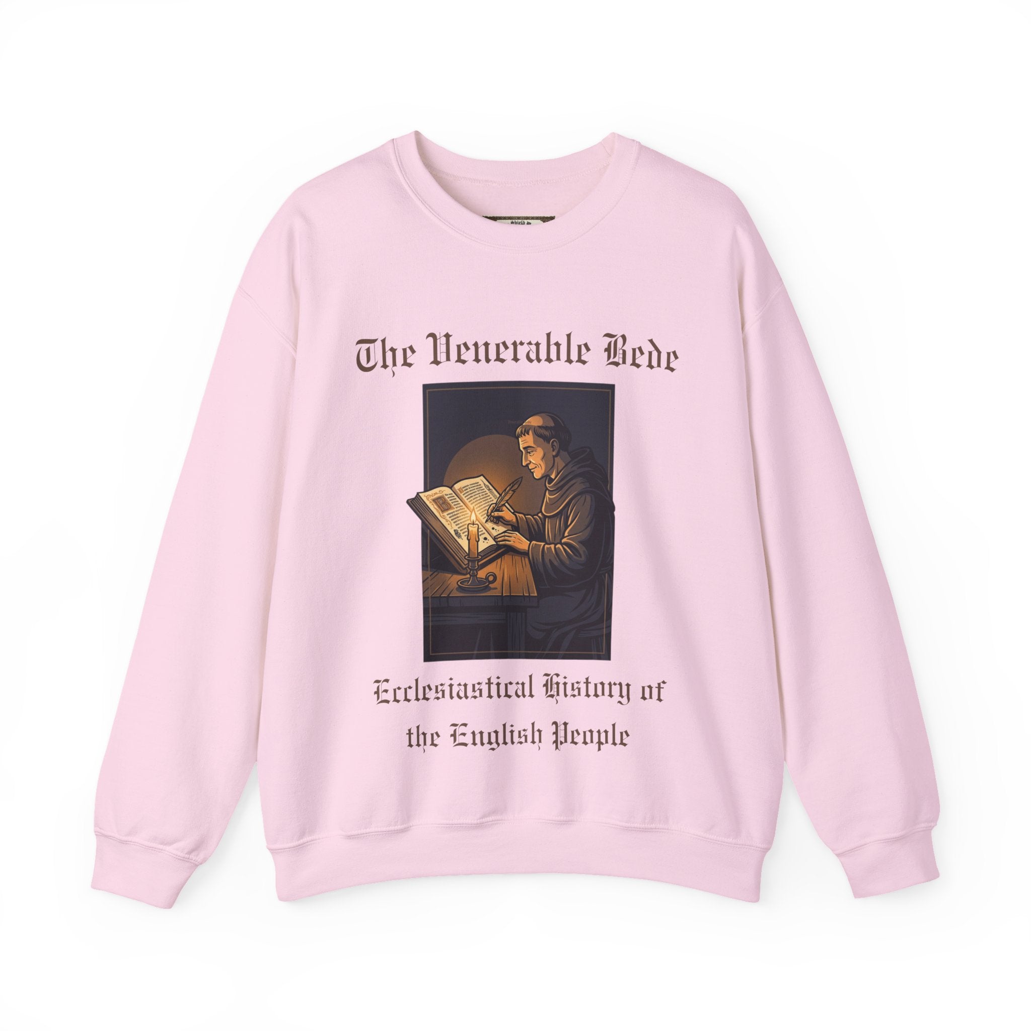 The Venerable Bede Sweatshirt | Unisex Anglo-Saxon Scholar History Crewneck for Adults