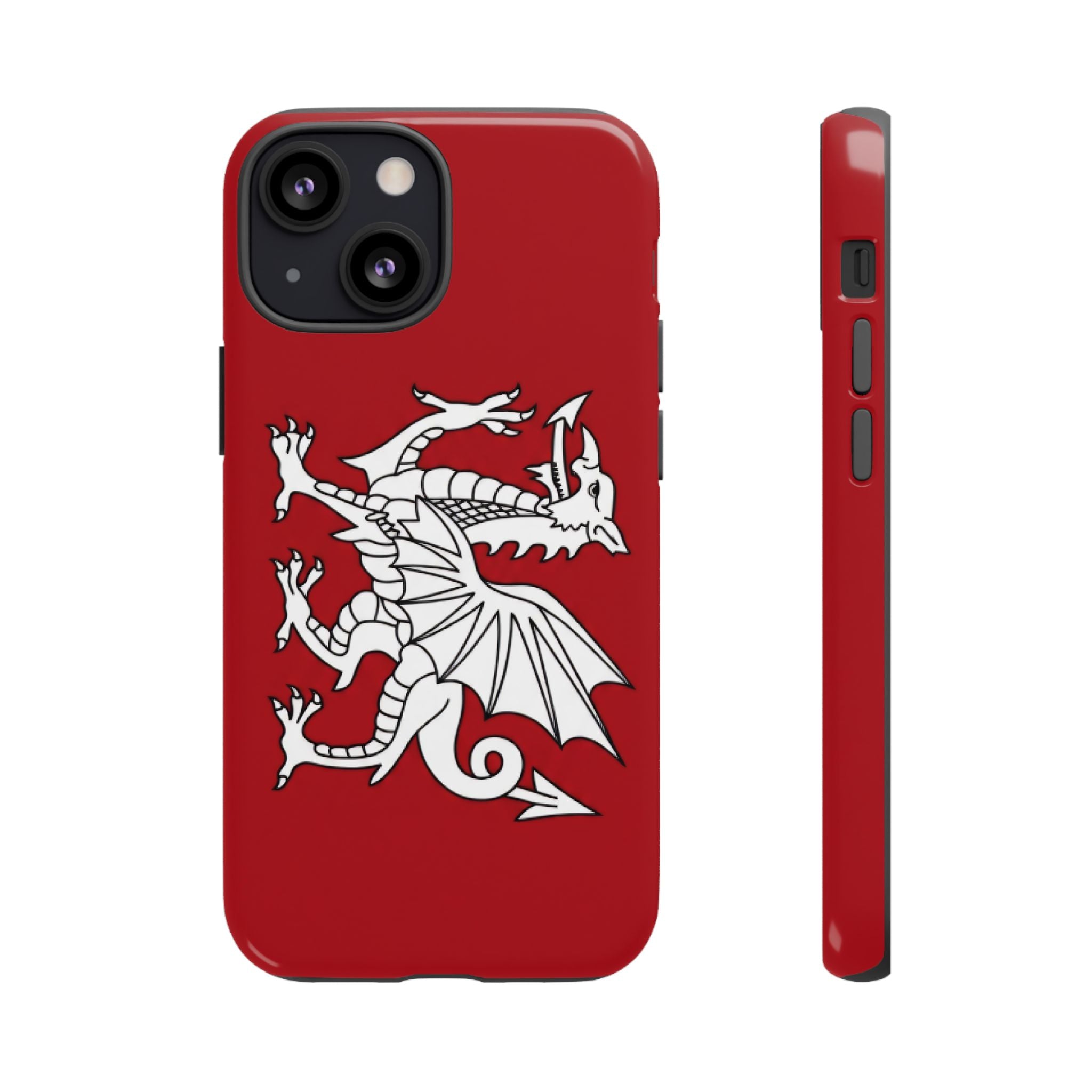 White Wessex Dragon Phone Case — Anglo-Saxon Emblem Phone Cover