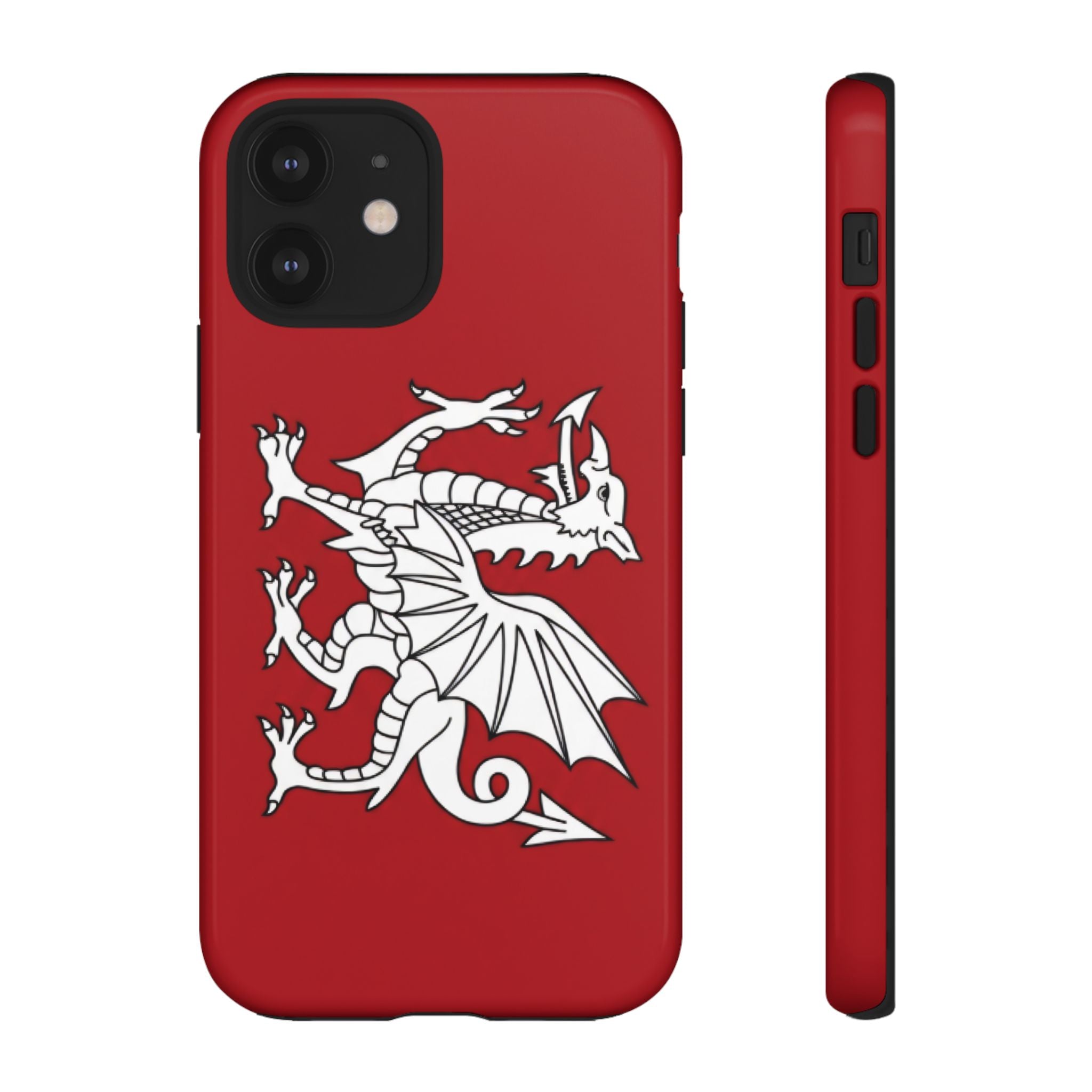 White Wessex Dragon Phone Case — Anglo-Saxon Emblem Phone Cover
